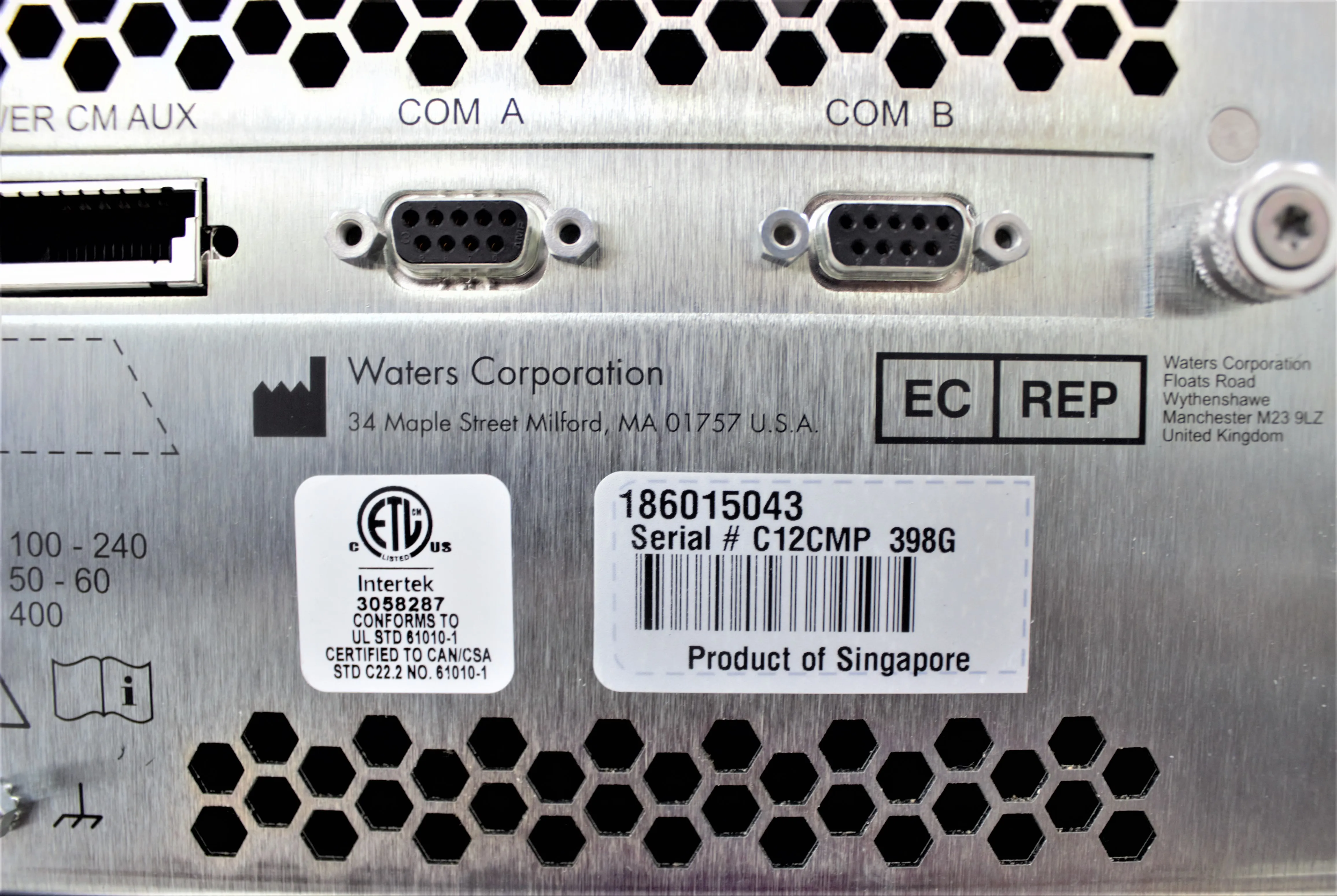 Waters ACUITY UPLC and XEVO TQD System with Solvent Manager, Sample Manager, and Column Heater