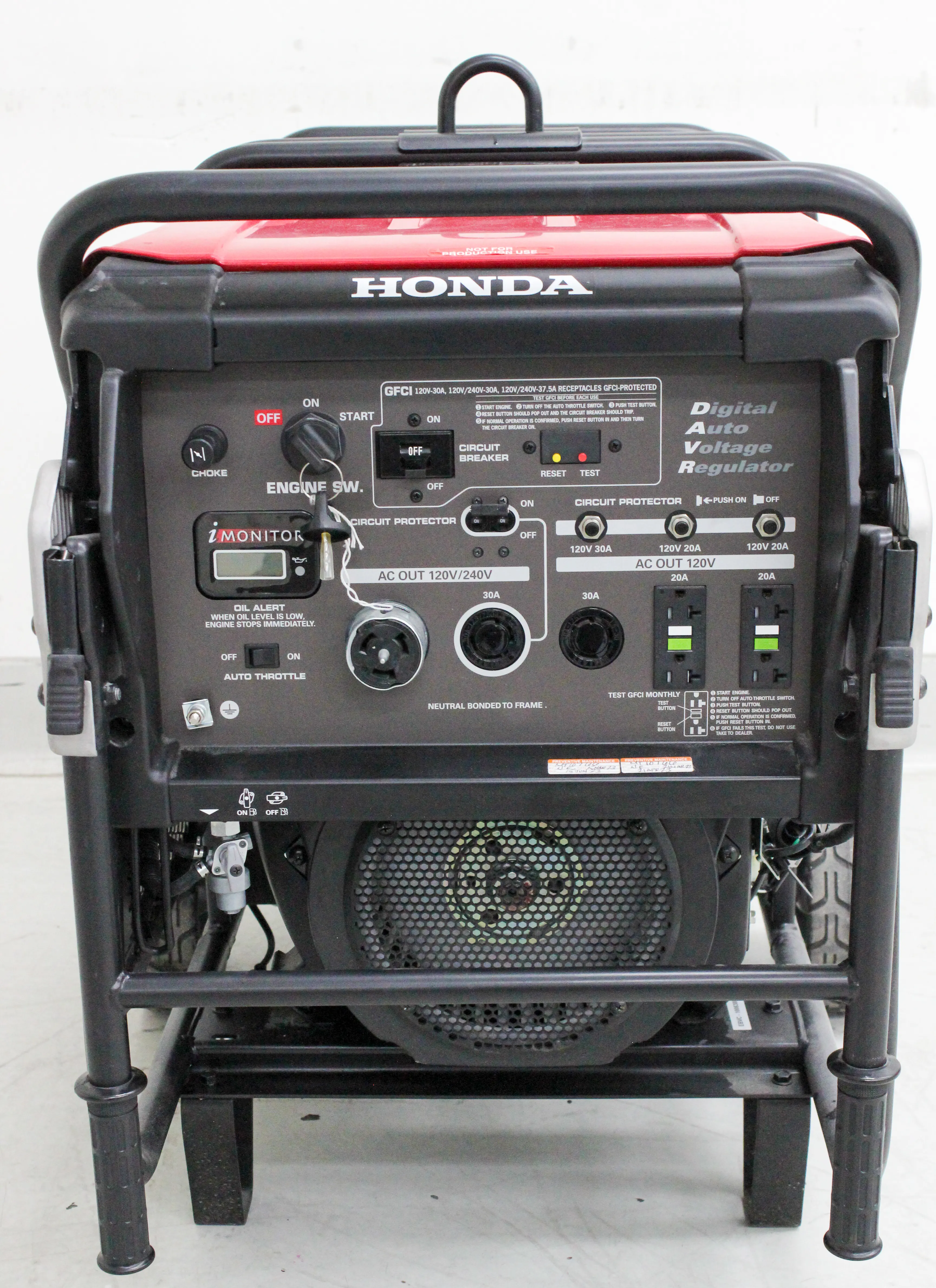 Honda EB10000 Industrial Portable Generator 120/240V - 10,000 Watts