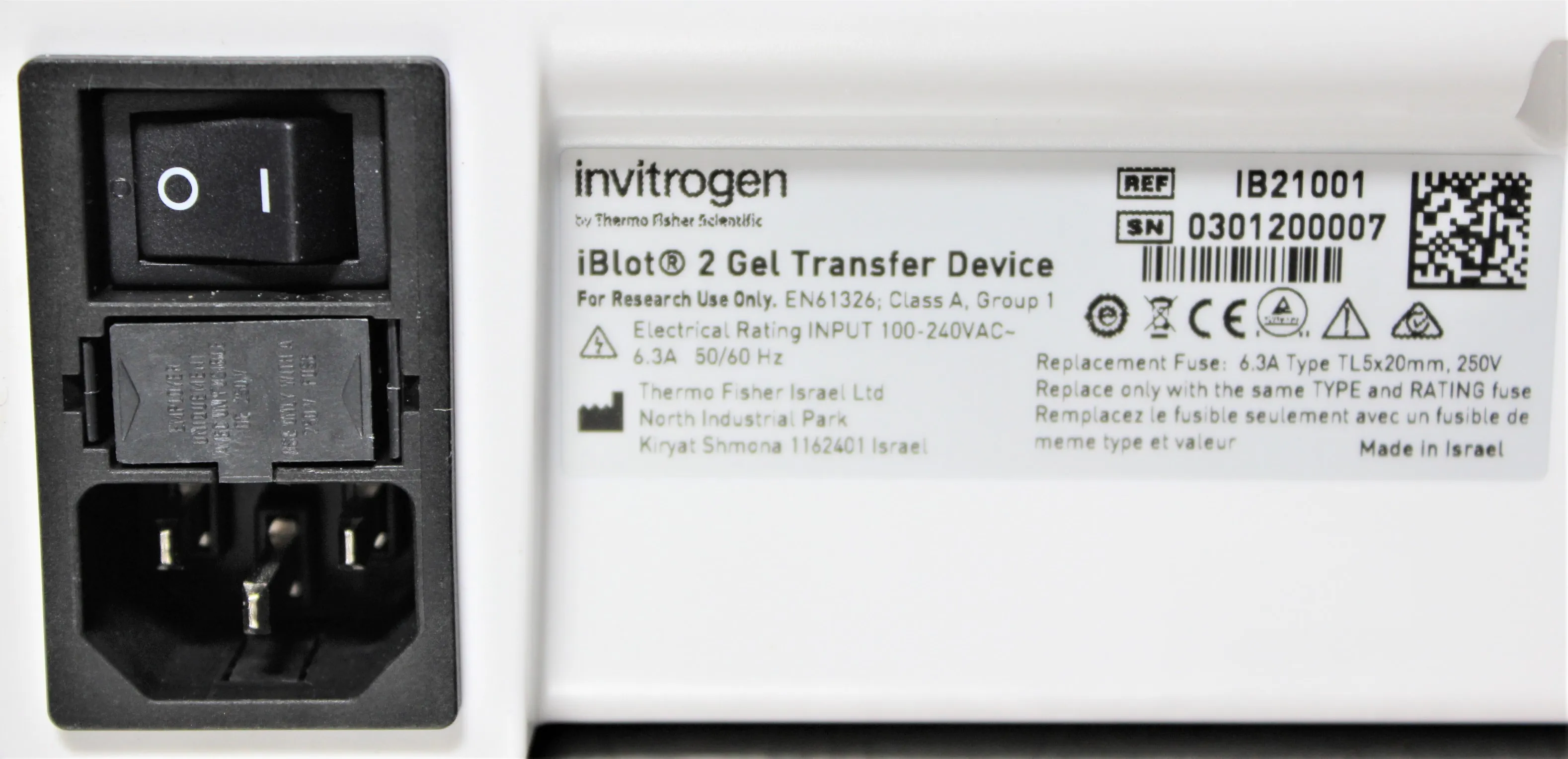 Life Technologies iBlot 2 Gel Transfer Device IB21001