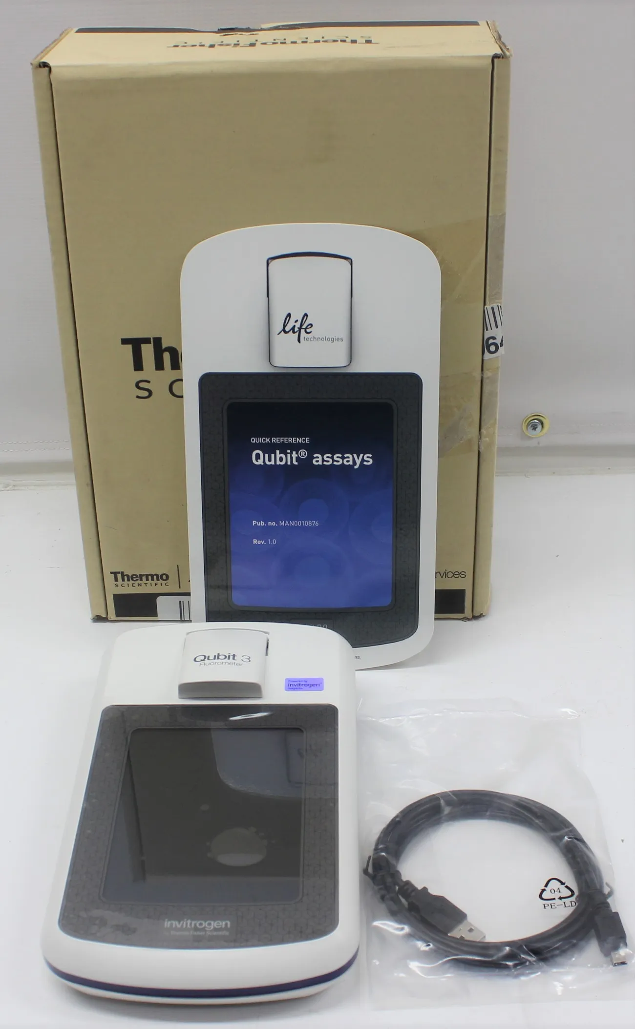 Invitrogen Q33216 Qubit 3 Fluorometer DNA RNA Protein Quantitation Assay 30-Day Warranty