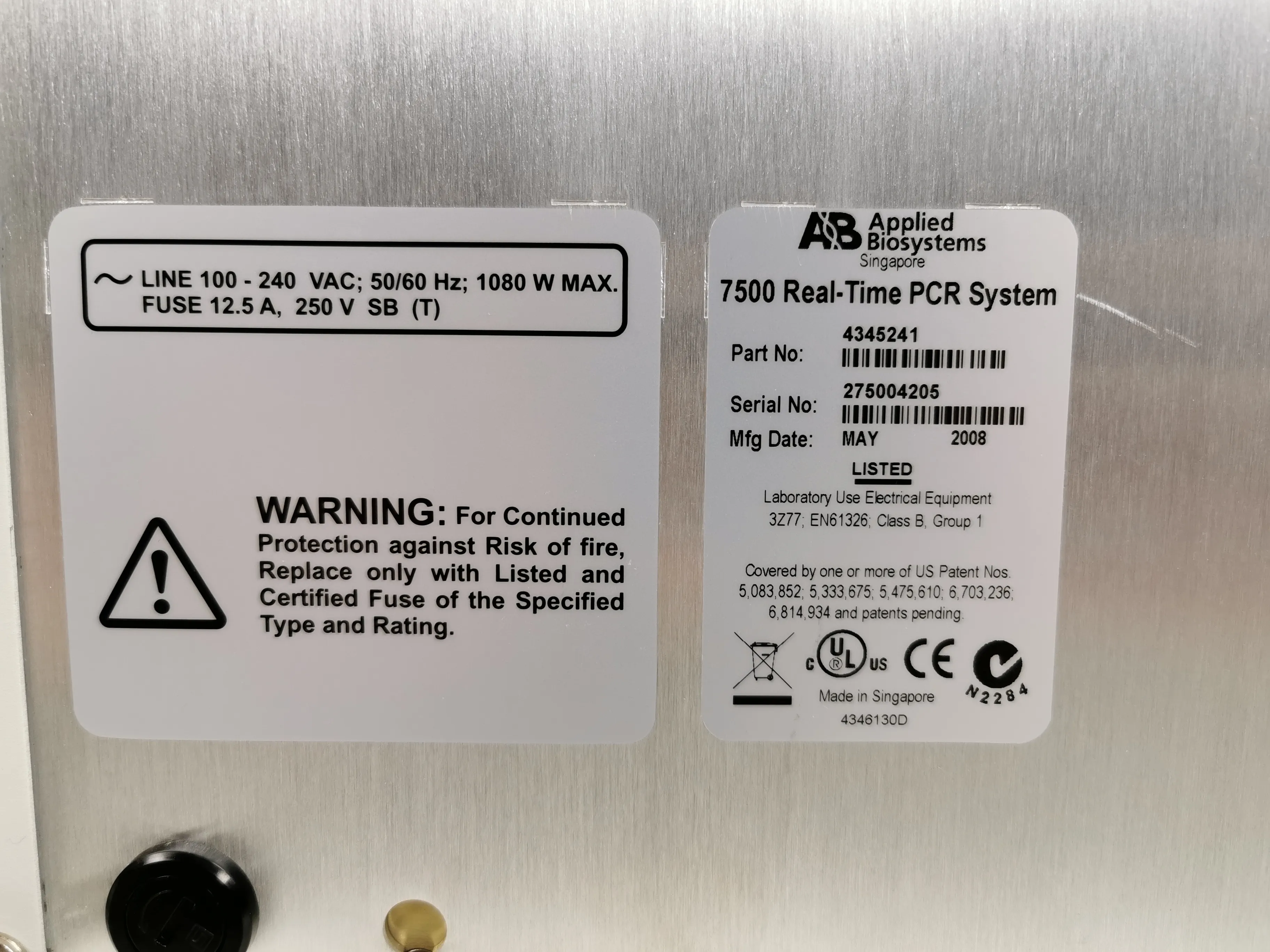 Applied Biosystems 7500 Real-Time PCR System