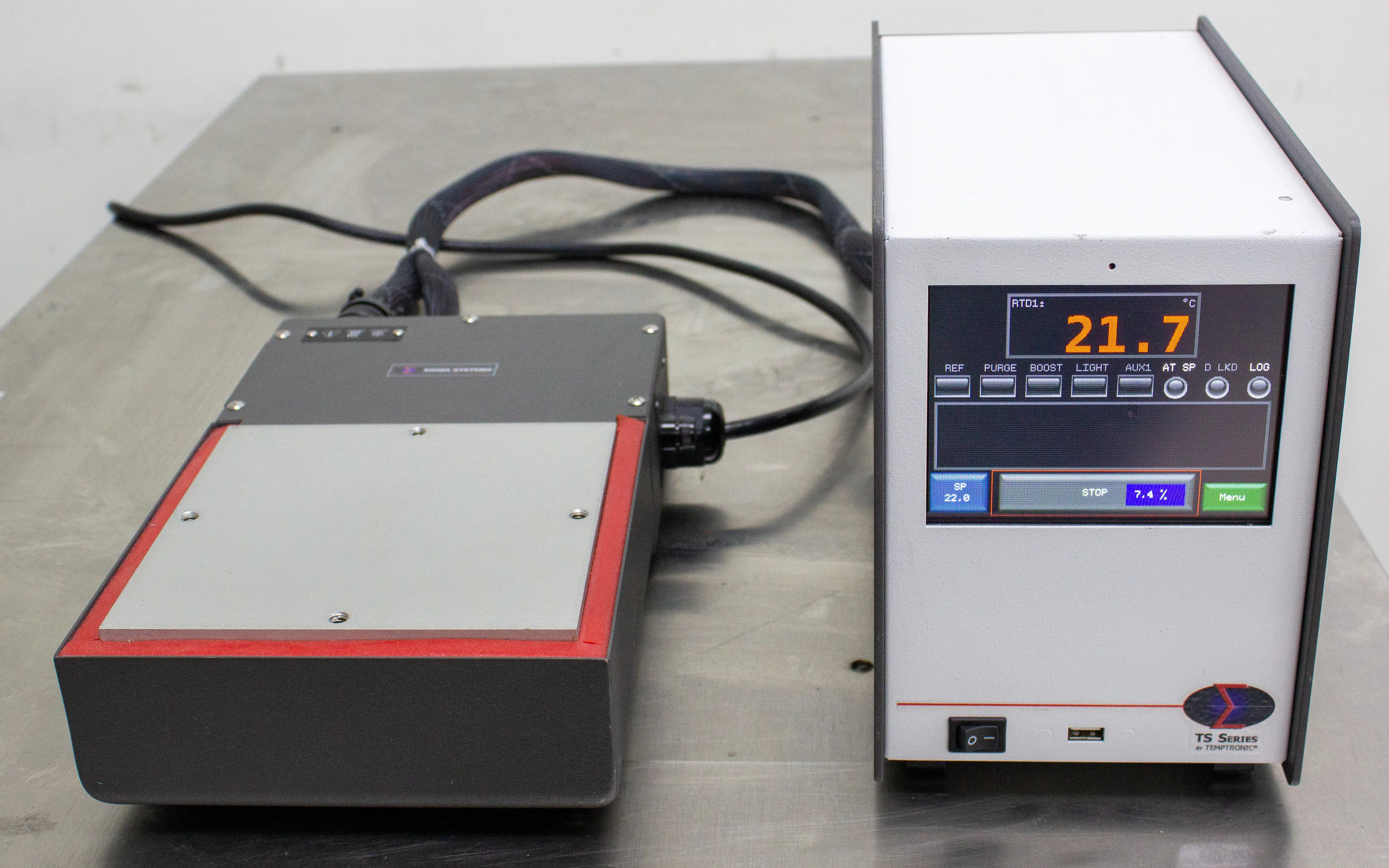 Sigma Systems TP294J Cryogenic Thermal Platform Plate & TS Series Temperature Controller