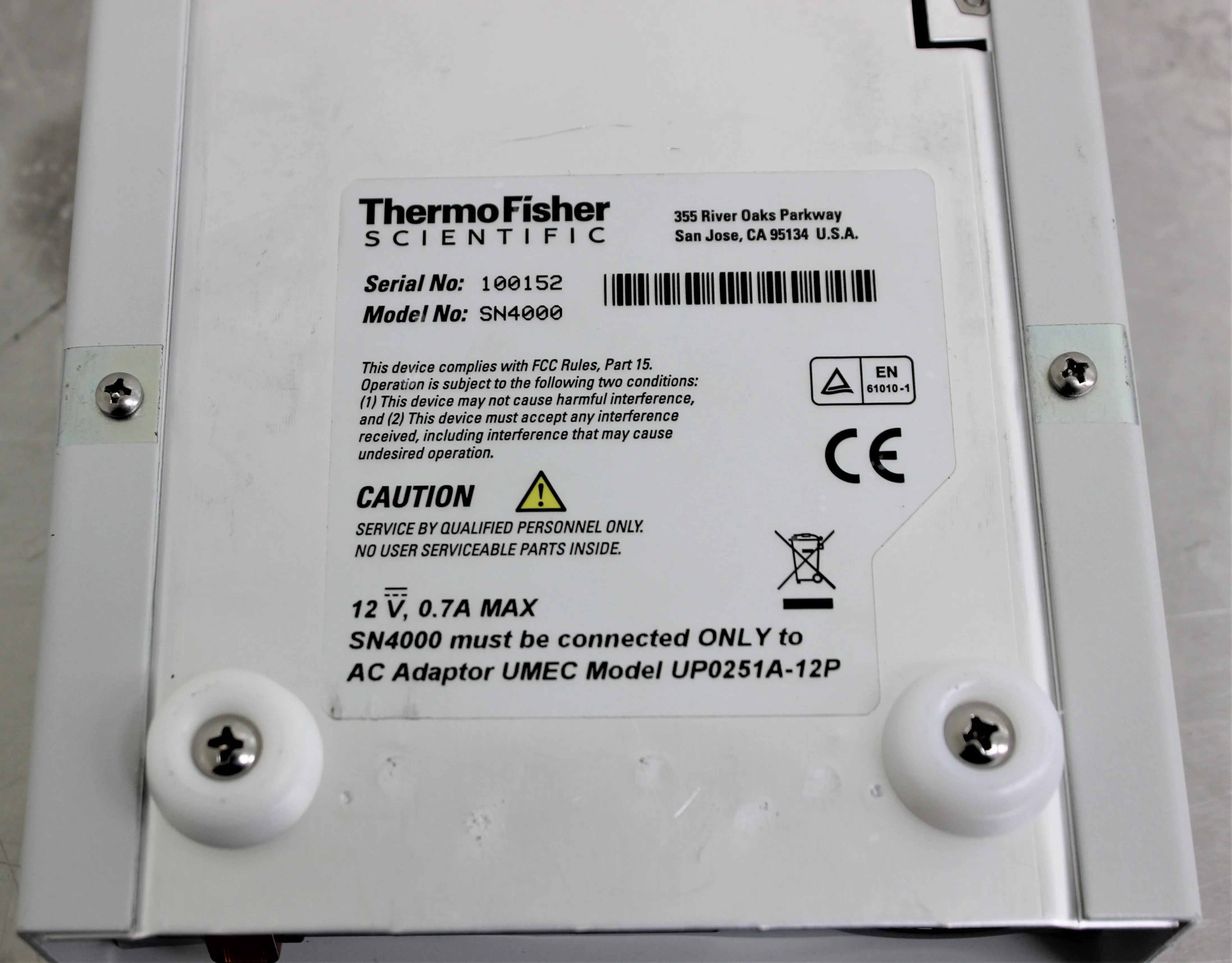 Thermo Fisher Scientific SN4000 Controller