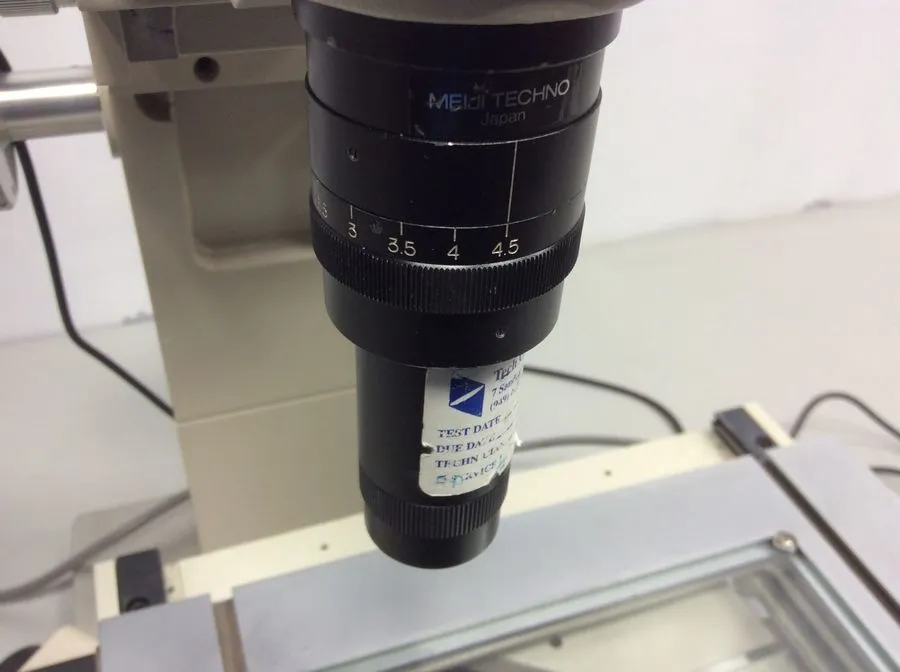 Olympus Measuring Microscope with Camera and Power Supply - Used