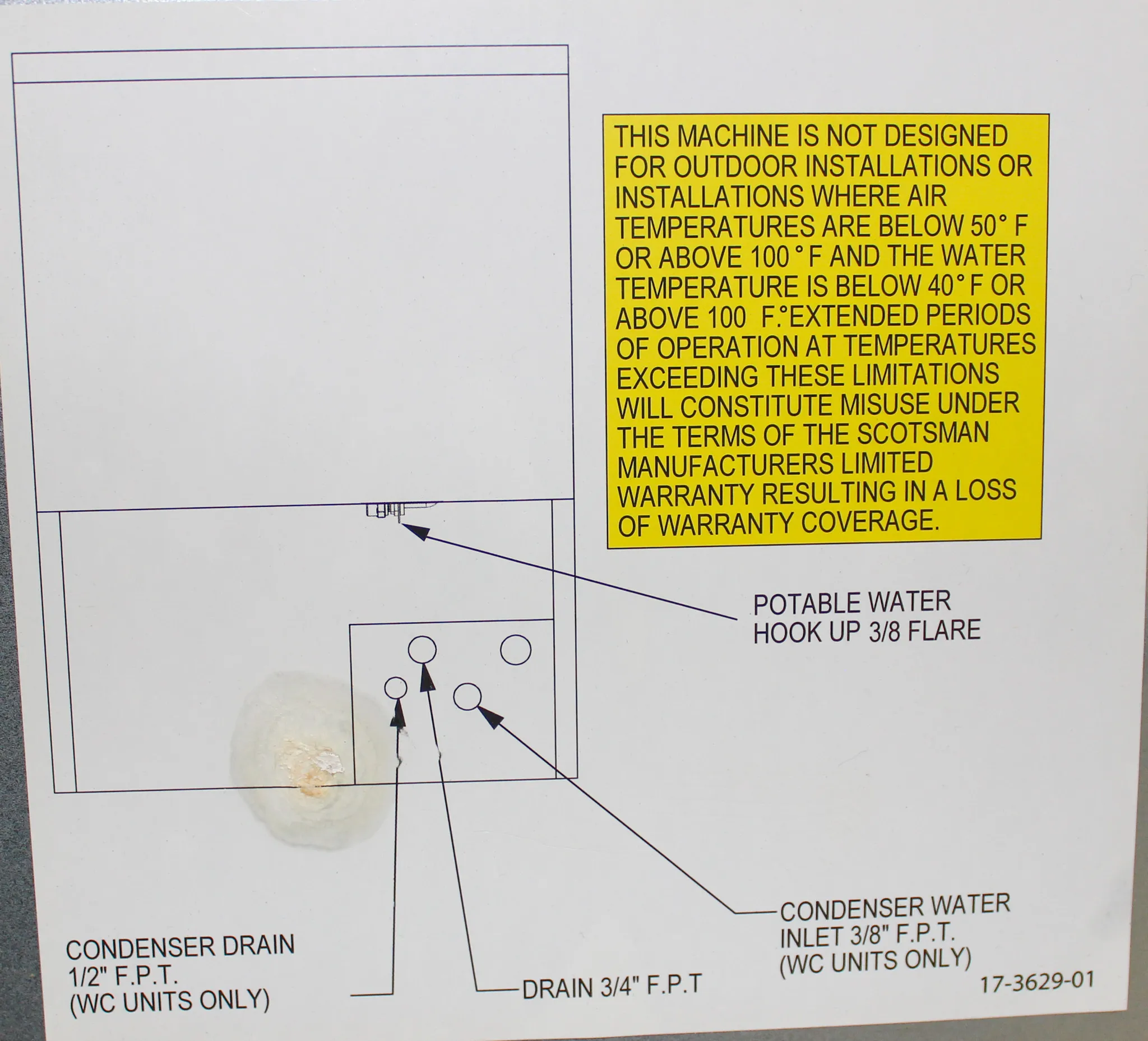 Scotsman UF424A-1A Flake Undercounter Ice Maker