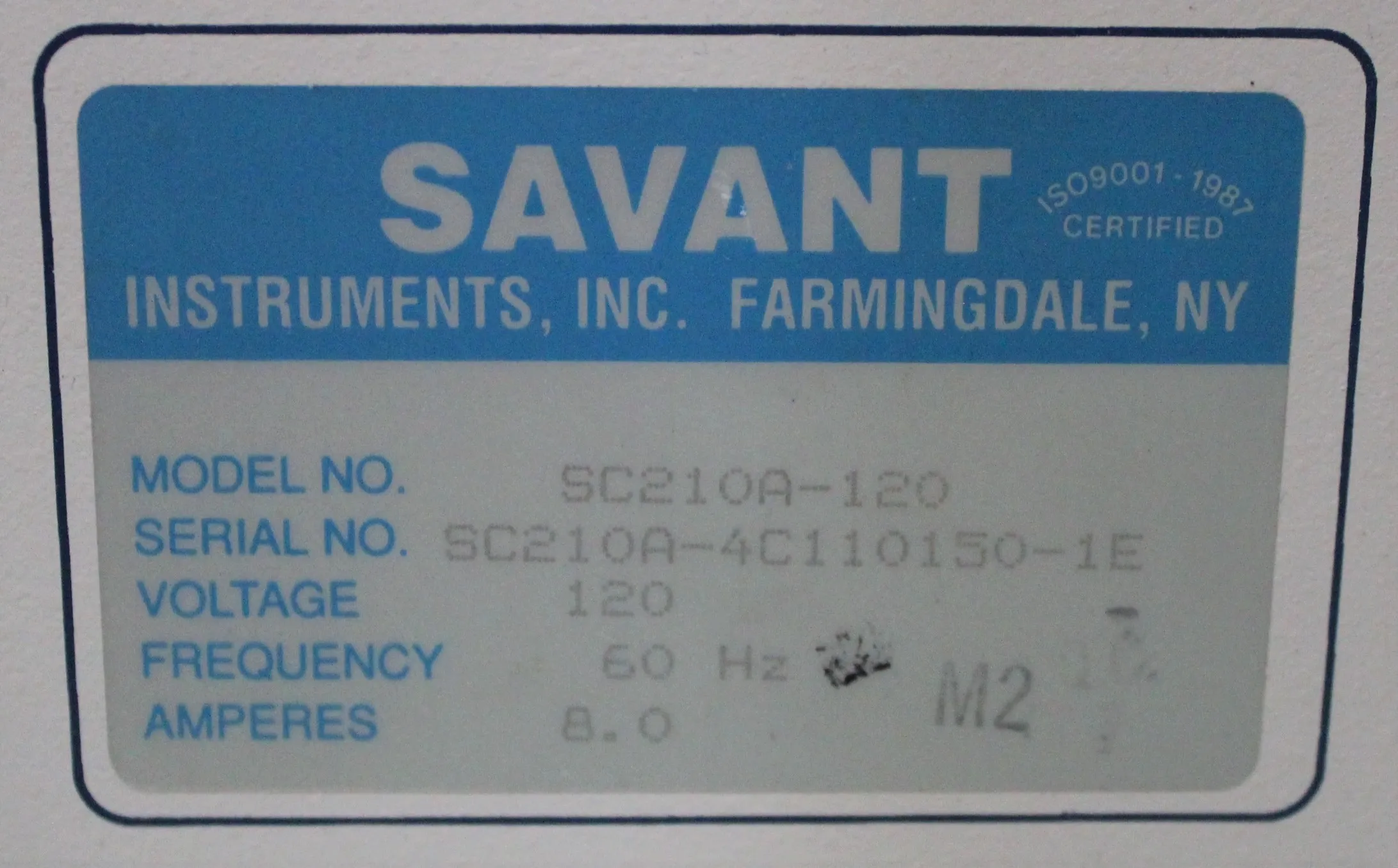 Savant SC210A-120 SpeedVac Plus Concentrator