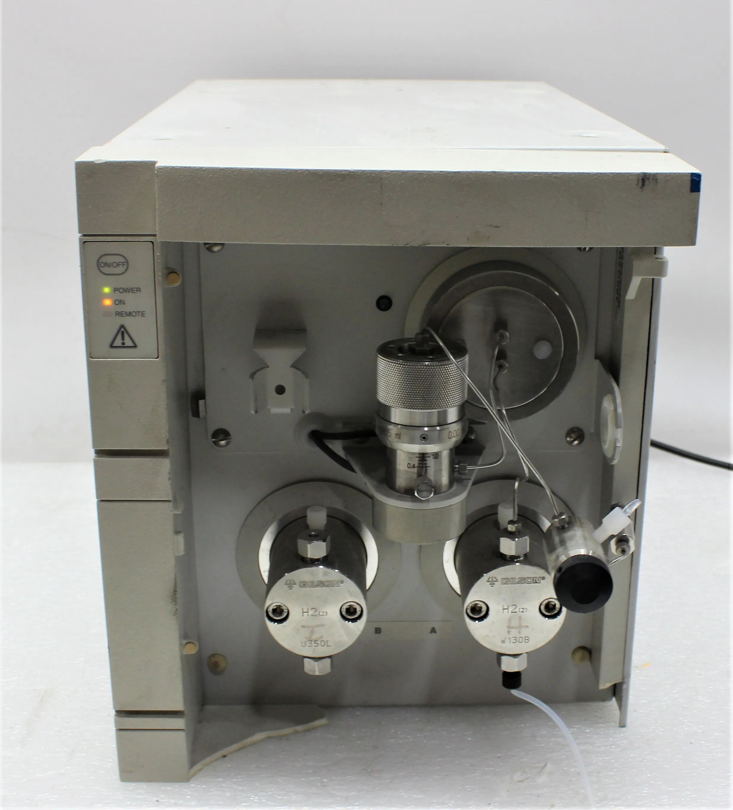 Used Gilson Pump 322-H1 Multisolvent Analytical System HPLC FPLC GC CE Lab Equipment