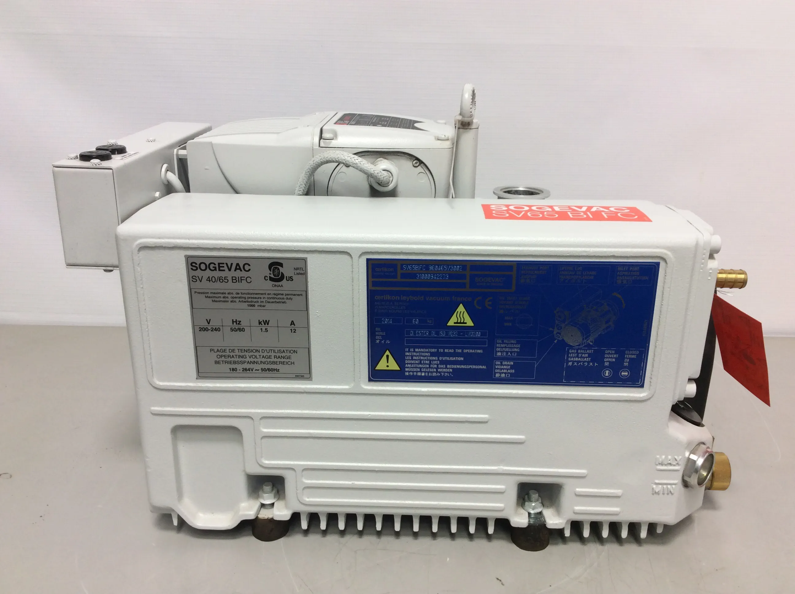 Sogevac SV65 BI FC Vacuum Pump