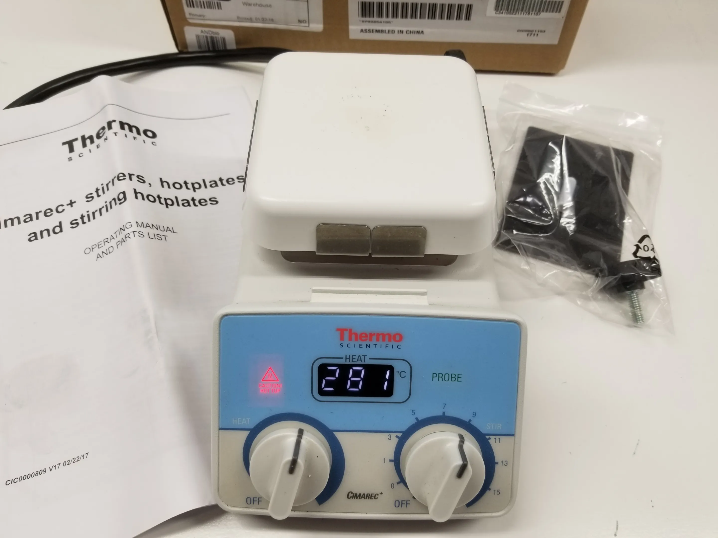 Thermo Fisher SP88854100 Heated Stir Plate Laboratory Equipment