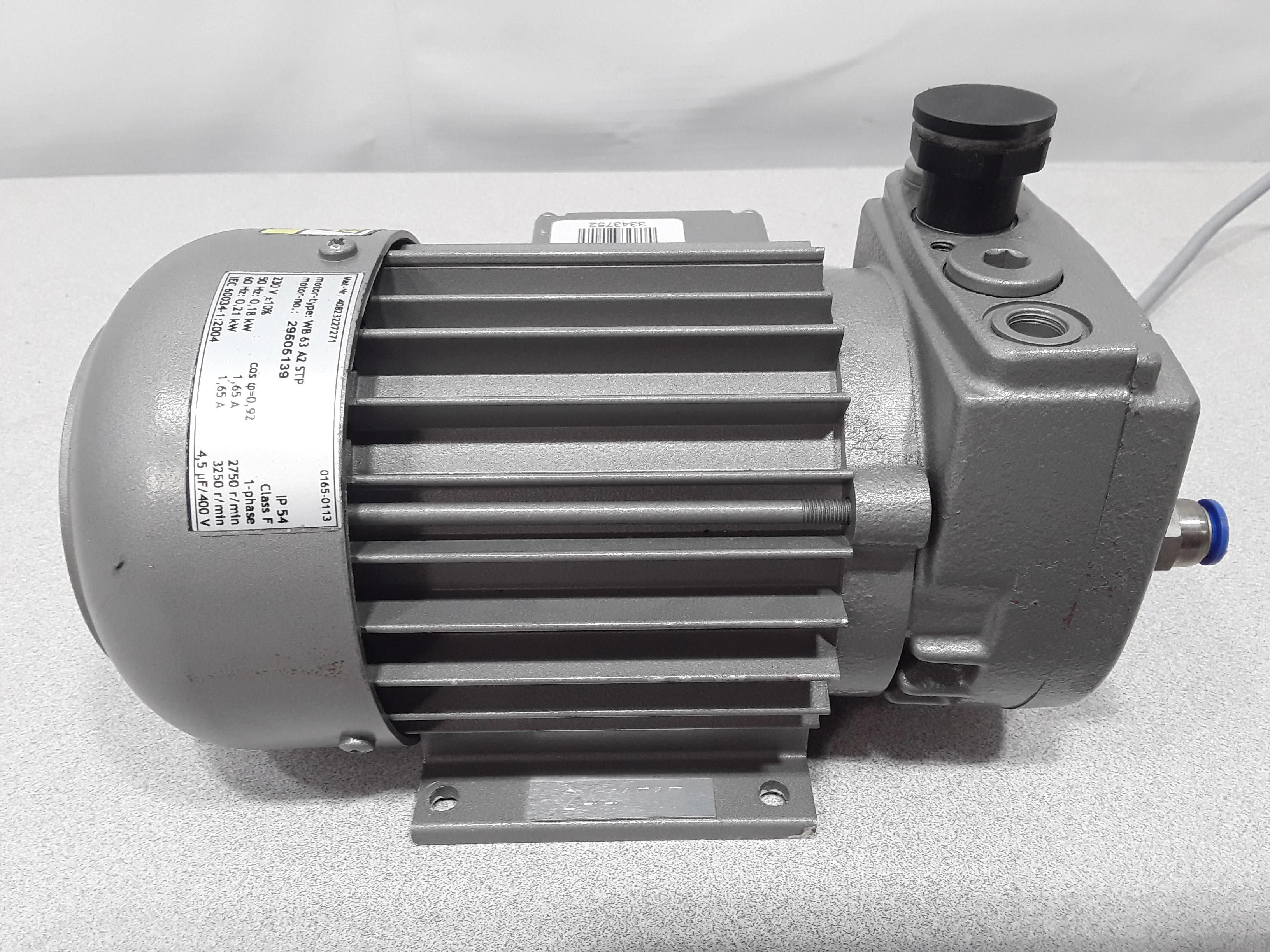 Ehrler & Beck VT 4.4 Oil Free Industrial Rotary Vane Vacuum Pump