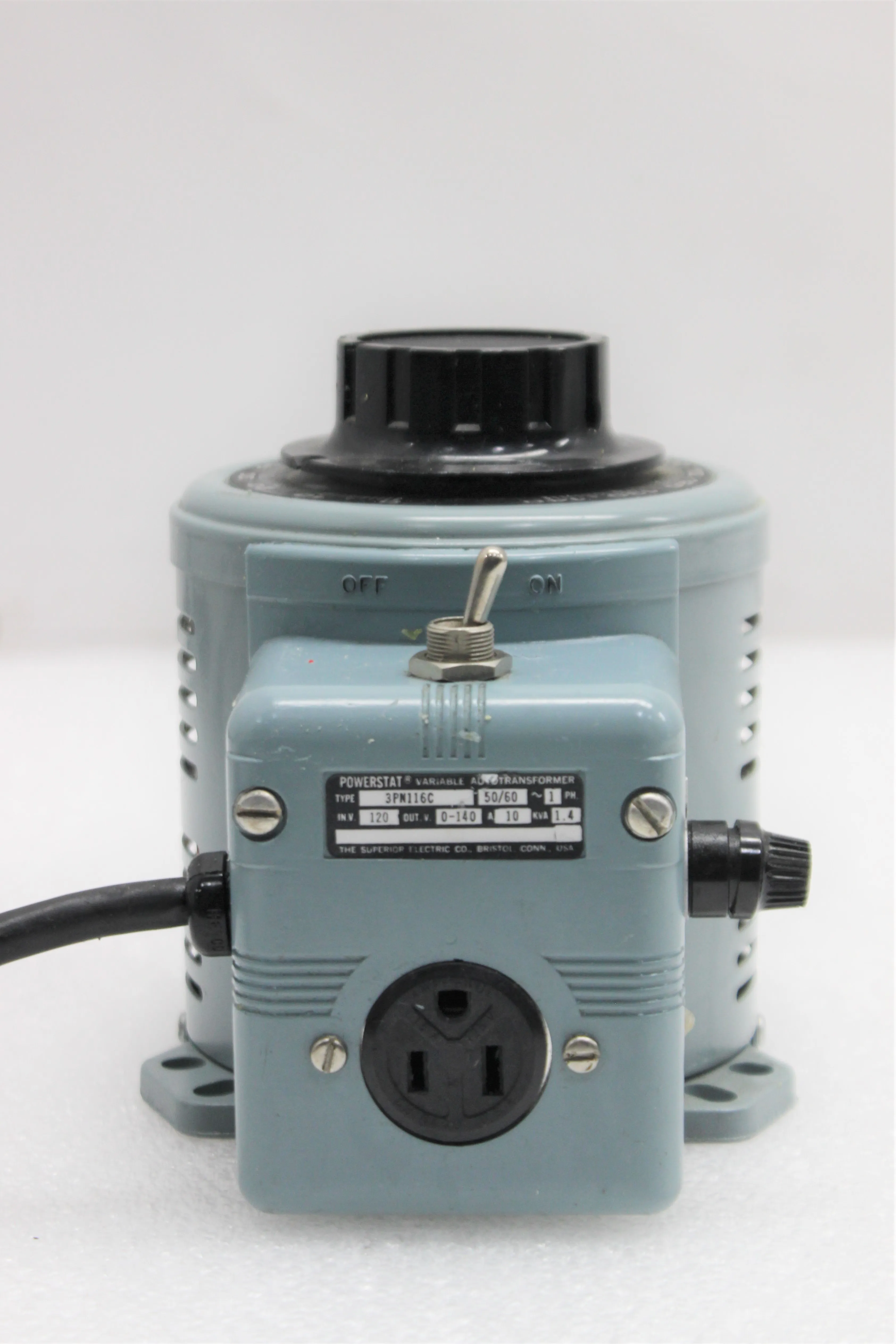 Powerstat Variable Autotransformer Model 3PN116C