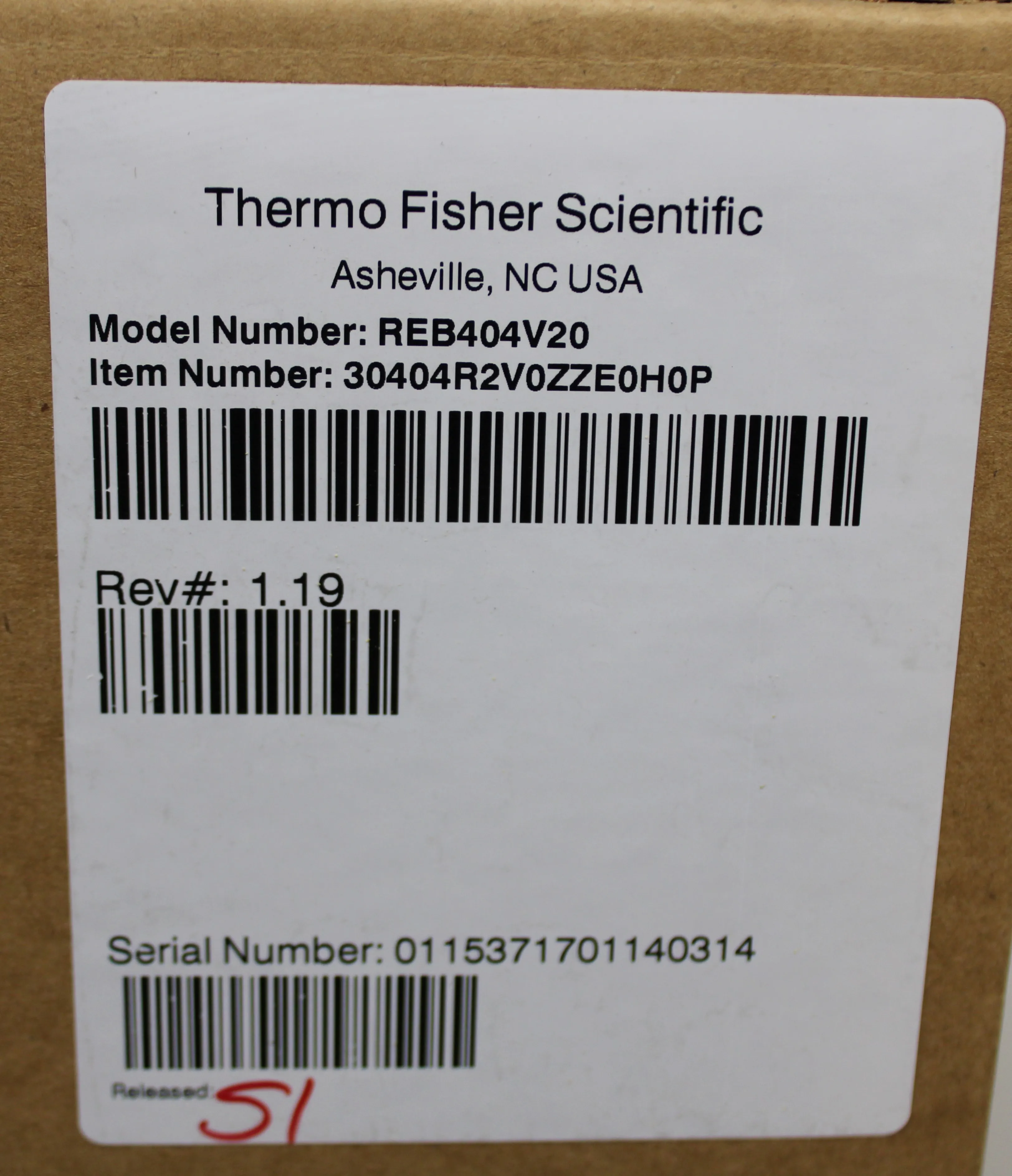 Thermo Fisher Scientific REB404V20+ Blood Bank Refrigerator