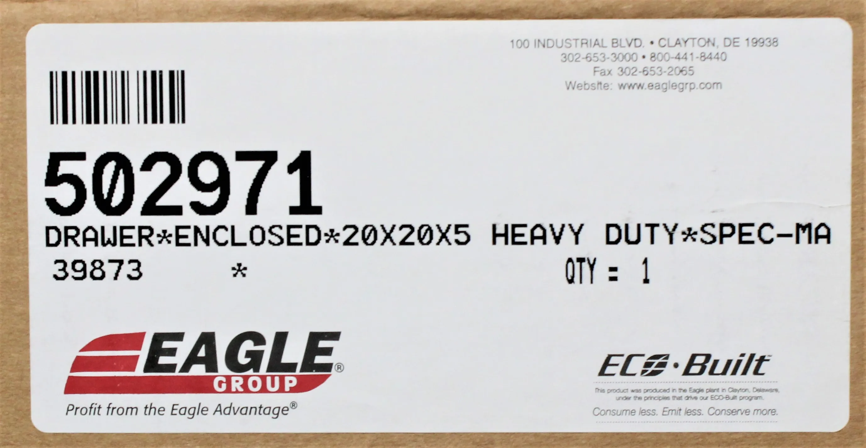 EAGLE Group Spec-Master Heavy Duty Drawer Assembly 502971