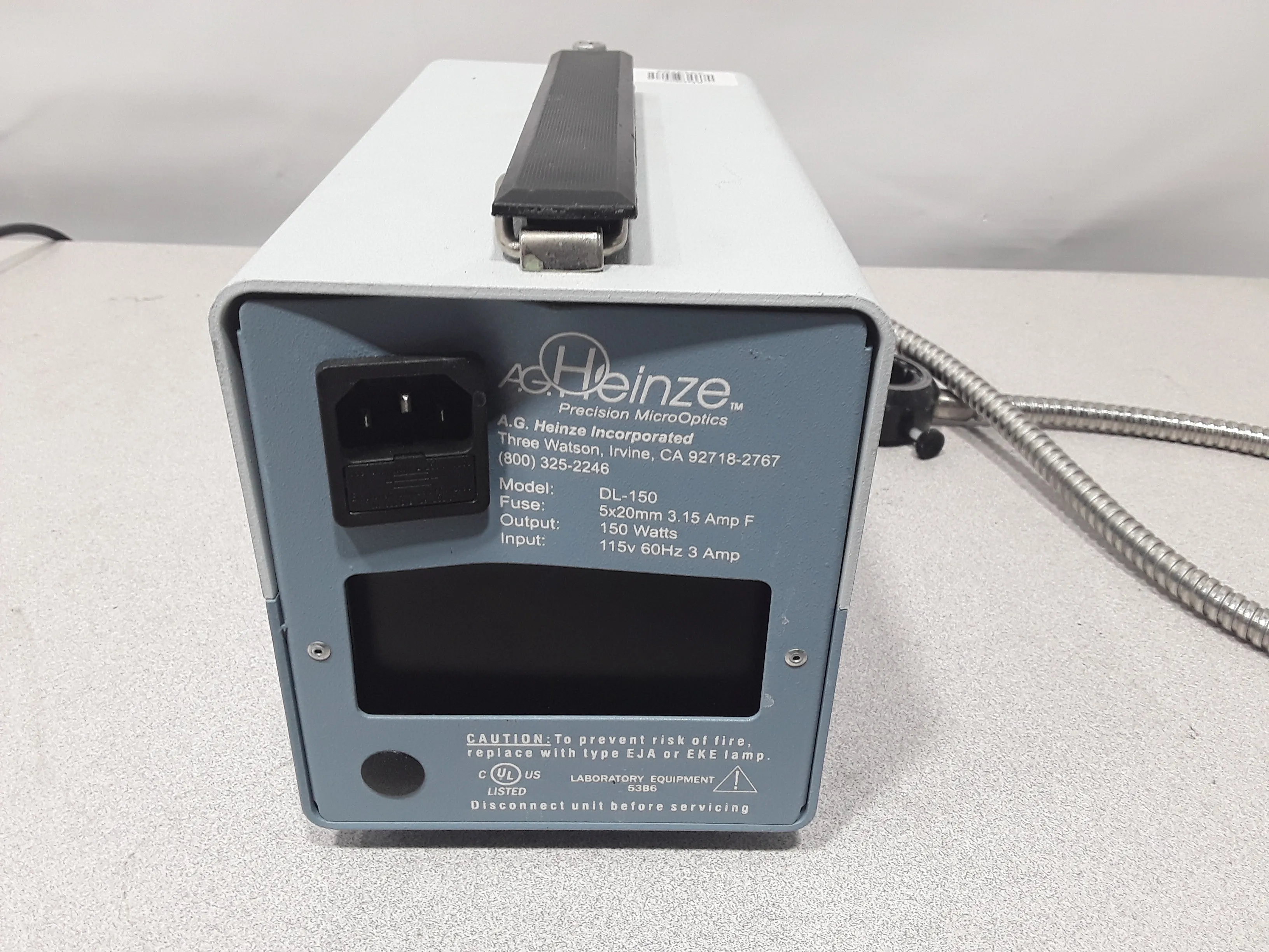 A.G. Heinze Dyna Lite 150 Fiber Optic Power Supply