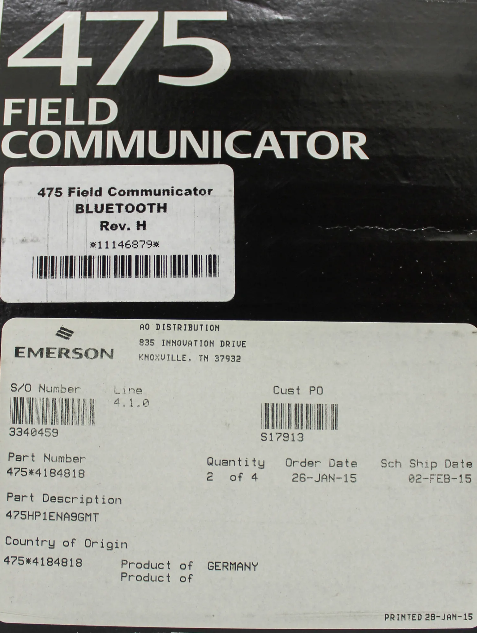 Emerson 475 Field Communicator