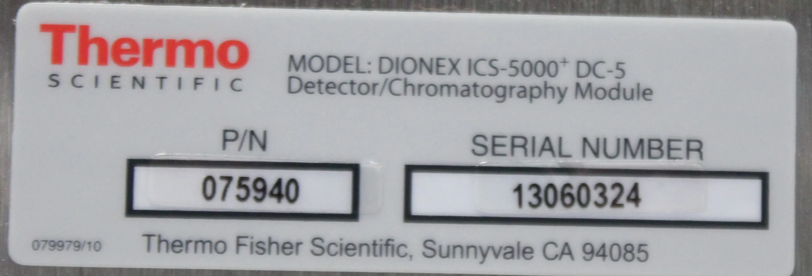 Thermo Fisher Dionex ICS-5000+DC-5 - Detector/Chromatography Compartment