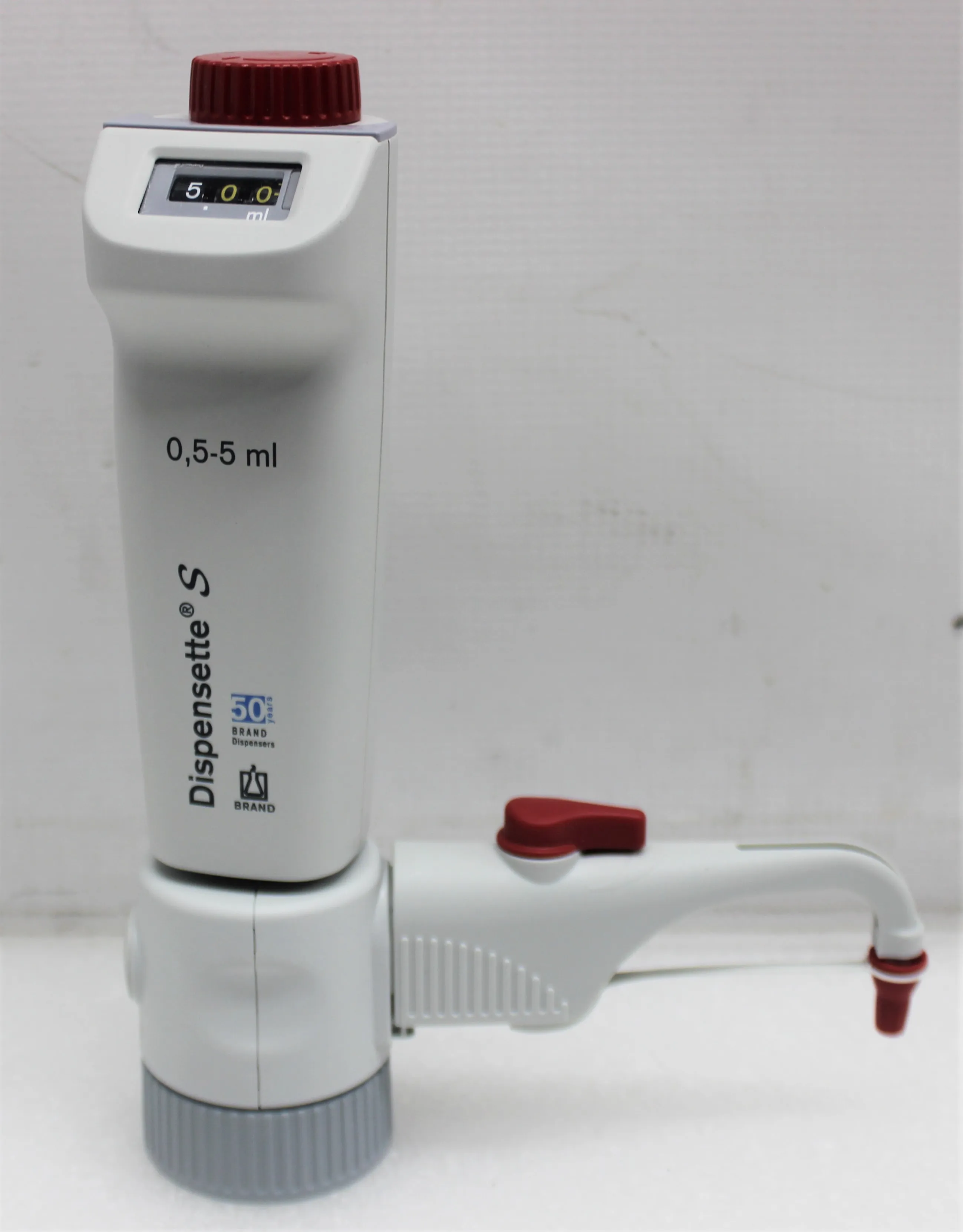 BrandTech Scientific Dispensette S 0.5-5ml Liquid Handling Dispenser