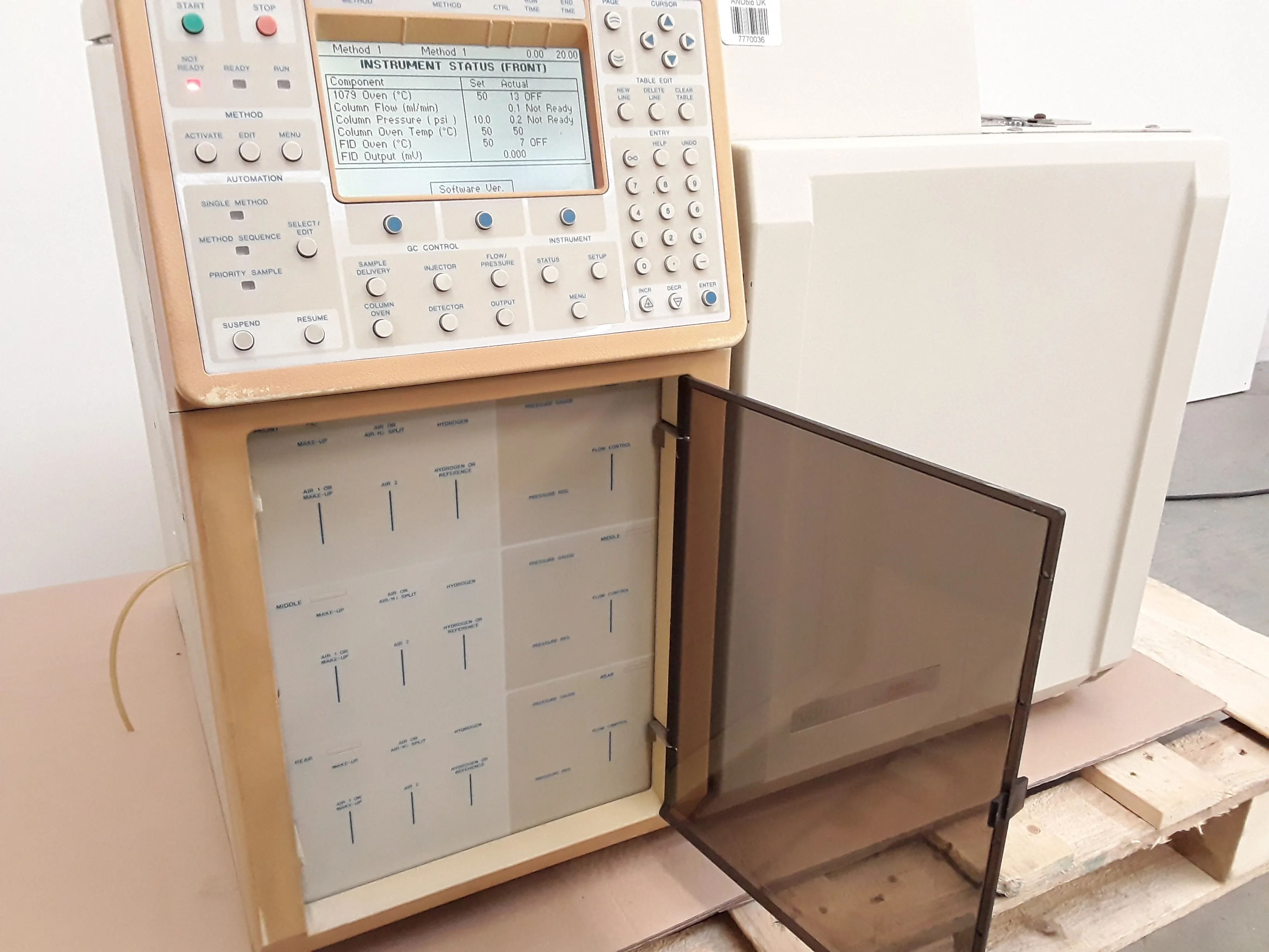 Varian CP 3800 GC Gas Chromatography System (For Parts or Not Working)