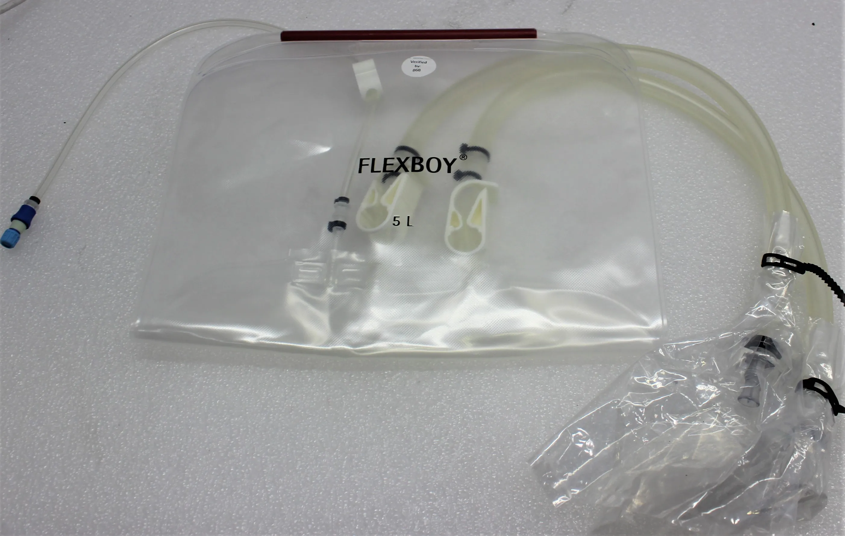 Sartorius FFB110904 Flexboy Bioprocessing Bag 5L for Storage and Transport of Biopharmaceutical Solutions