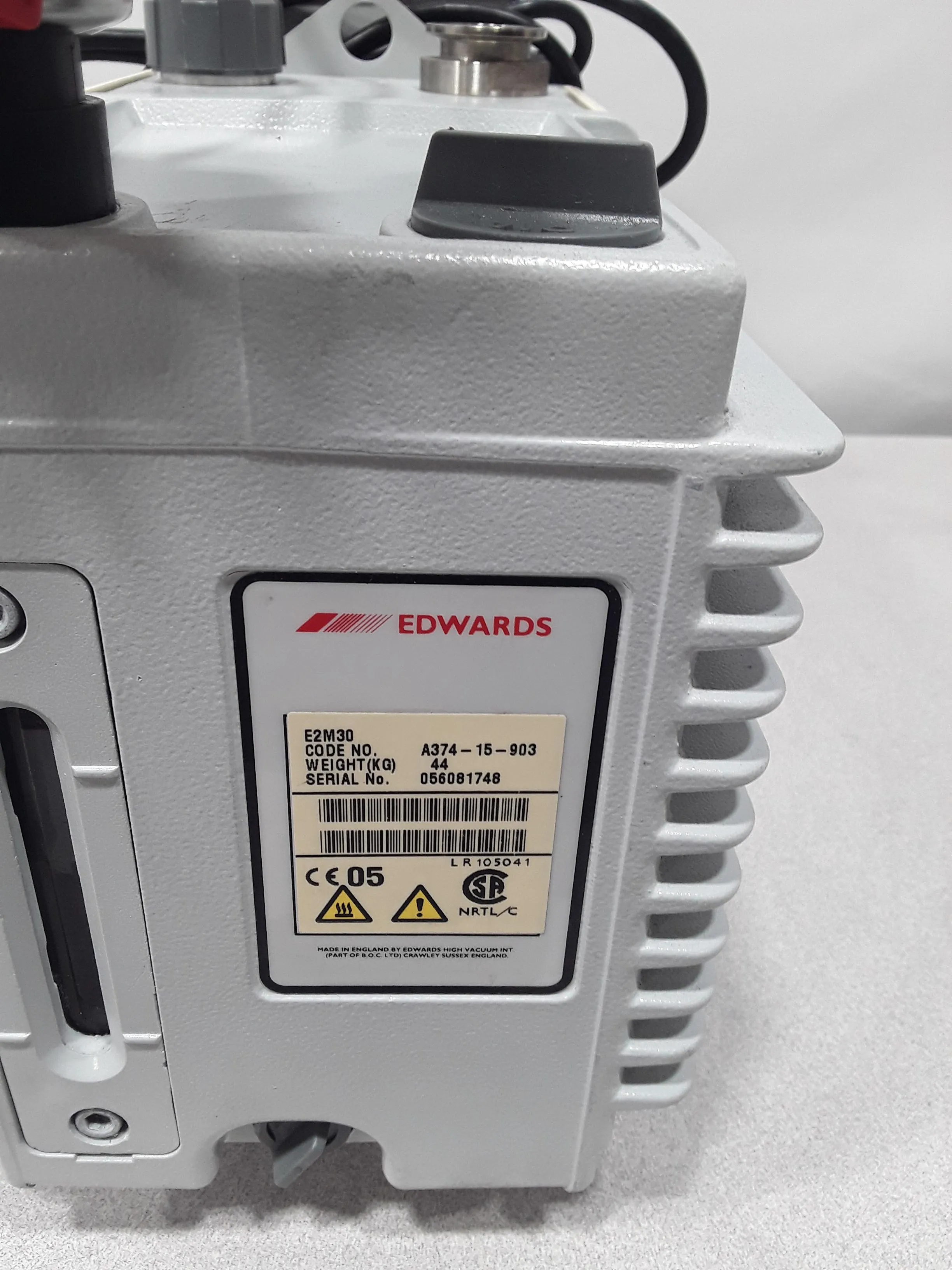 Edwards E2M30 Dual Stage Rotary Vane Mechanical Vacuum Pump