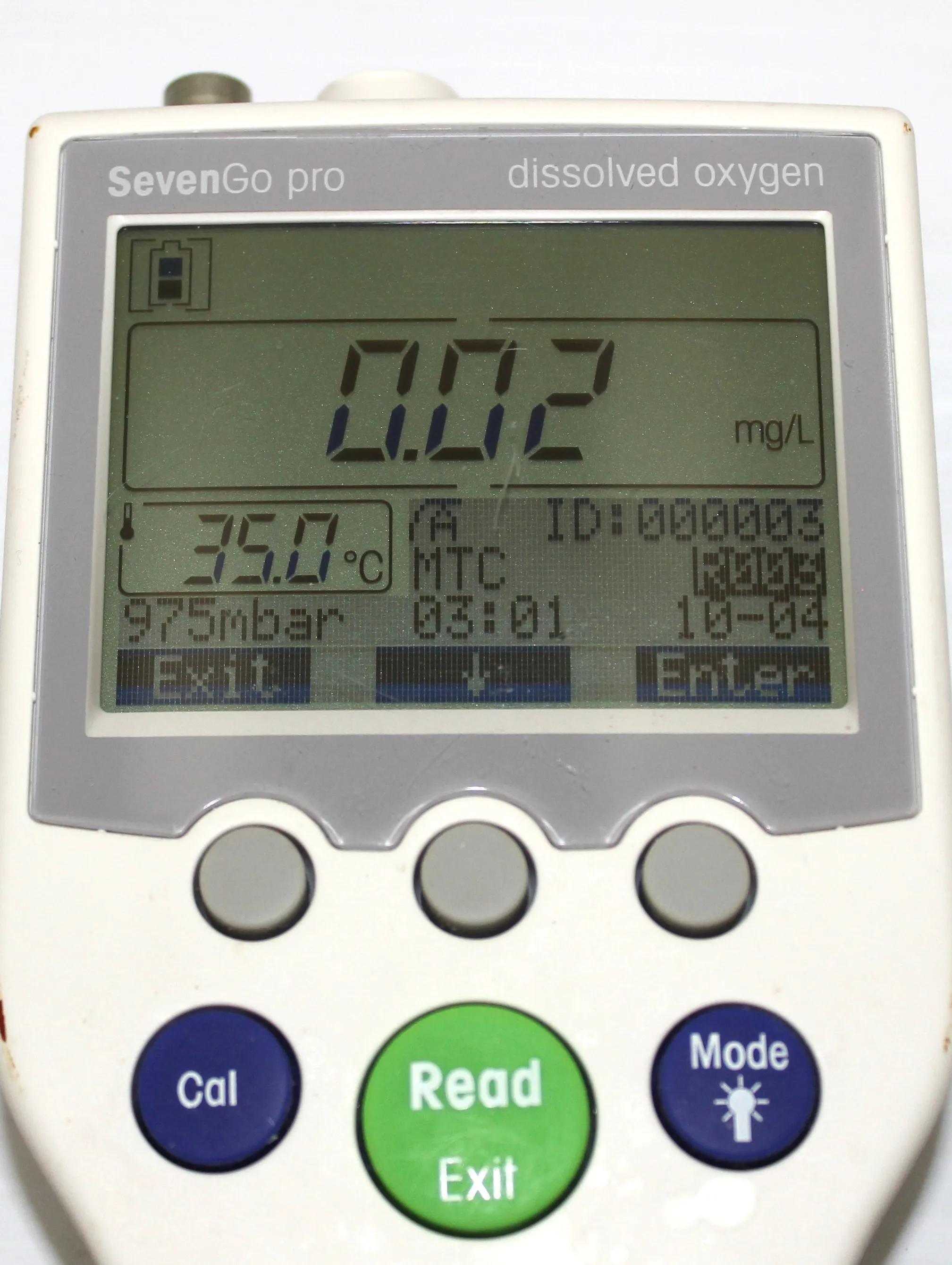 Mettler Toledo SGE SevenGo Pro Dissolved Oxygen Meter