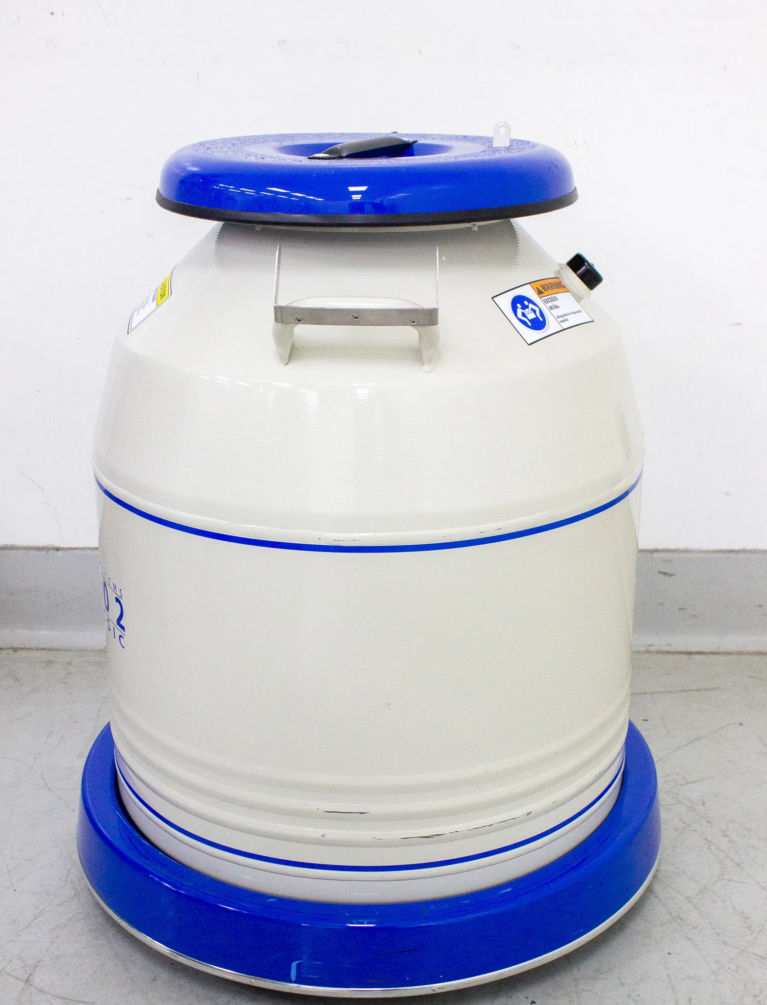 Custom BioGenic, CB202B Cryopreservation Storage System with BAT-1B LN2 Alarm, 71 Liter