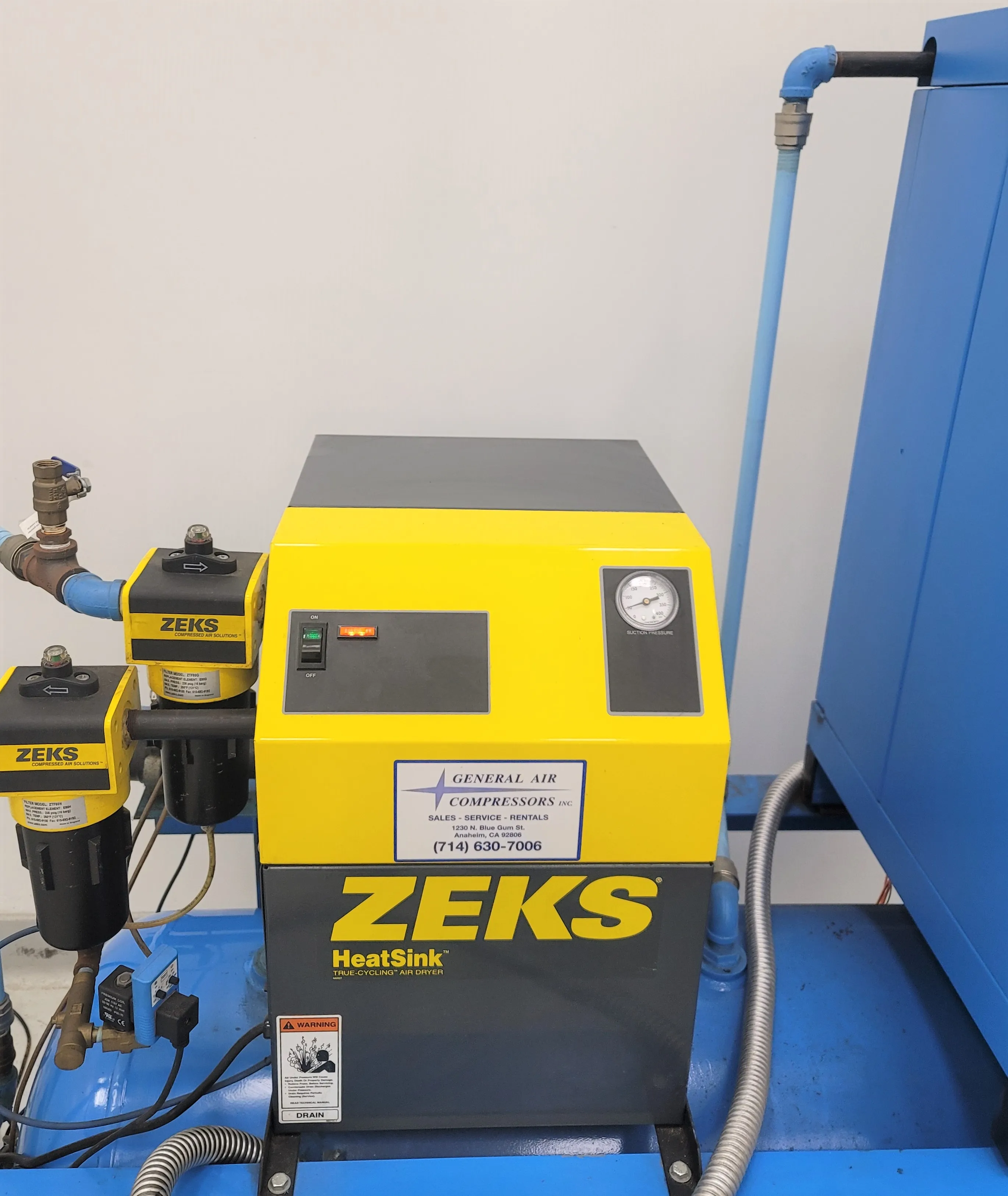 Hydrovane HV07 Rotary Vane Air Compressor with Zeks Cycling Air Dryer