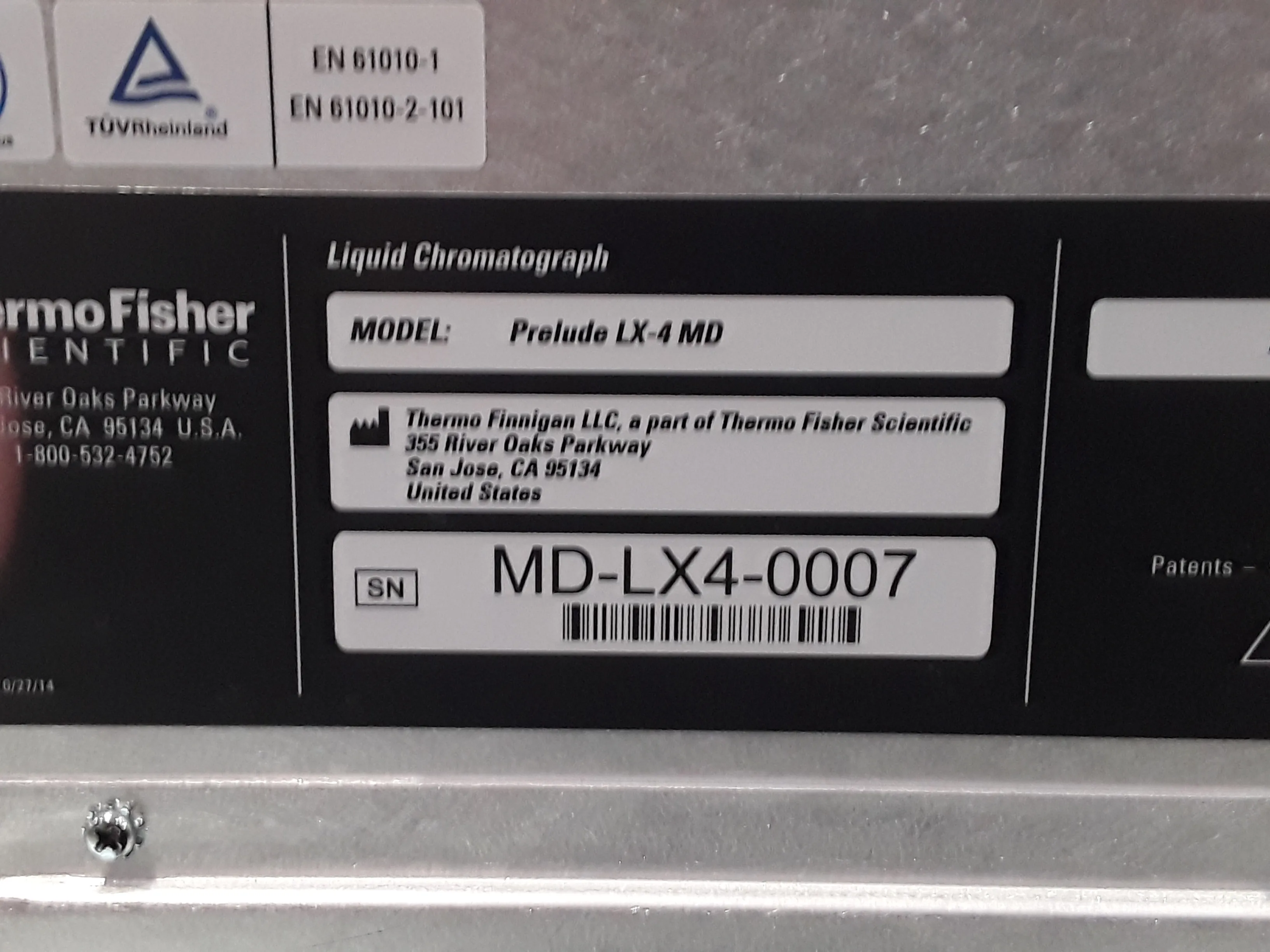 Thermo Scientific Prelude LX-4 MD HPLC Class I Medical Device