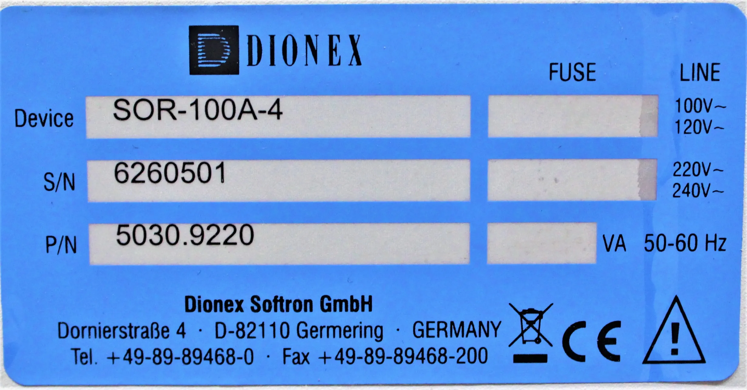 Dionex P680 HPLC Pump