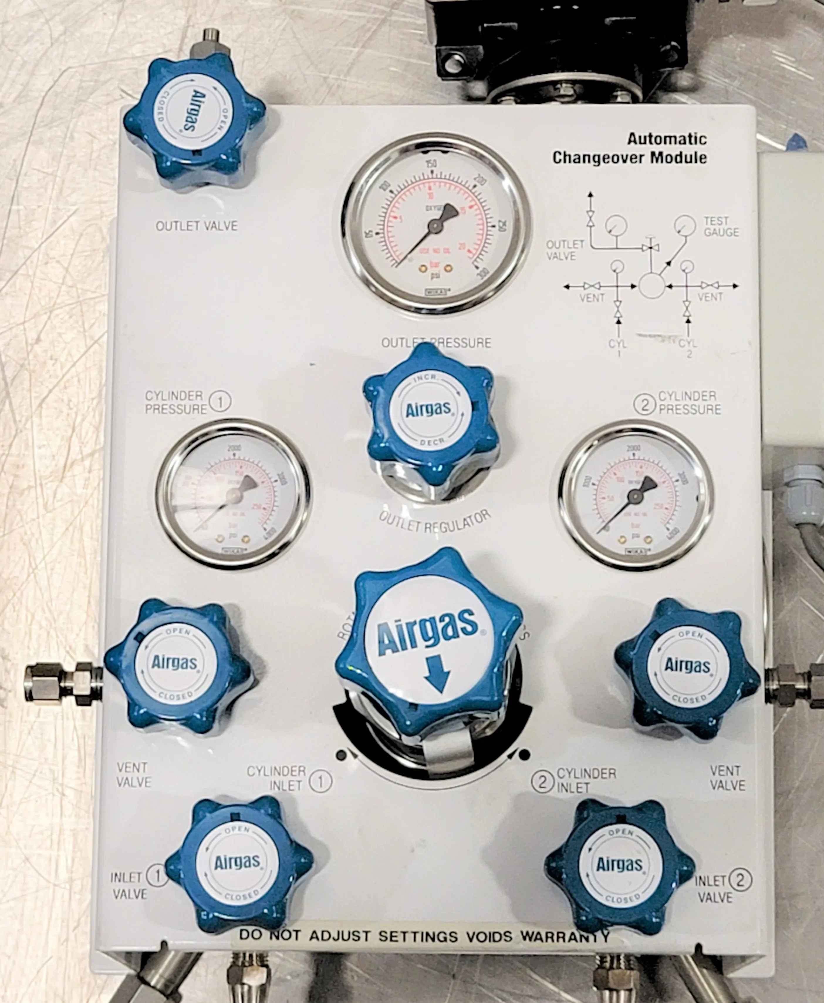 Airgas Automatic Changeover Module Y13-CP145DR