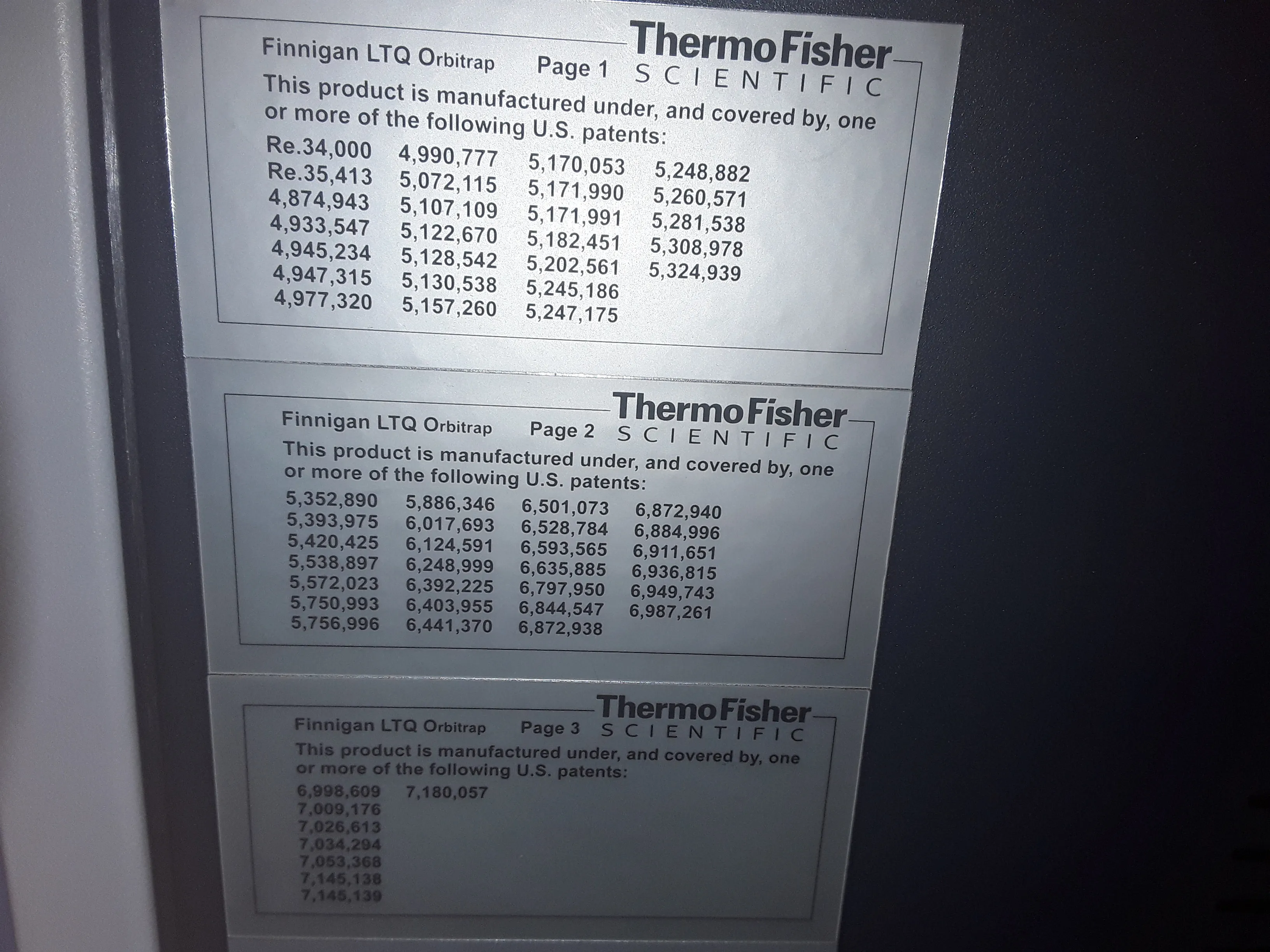 Thermo Scientist LTQ Orbitrap Discovery & LTQ XL Mass Spectrometer