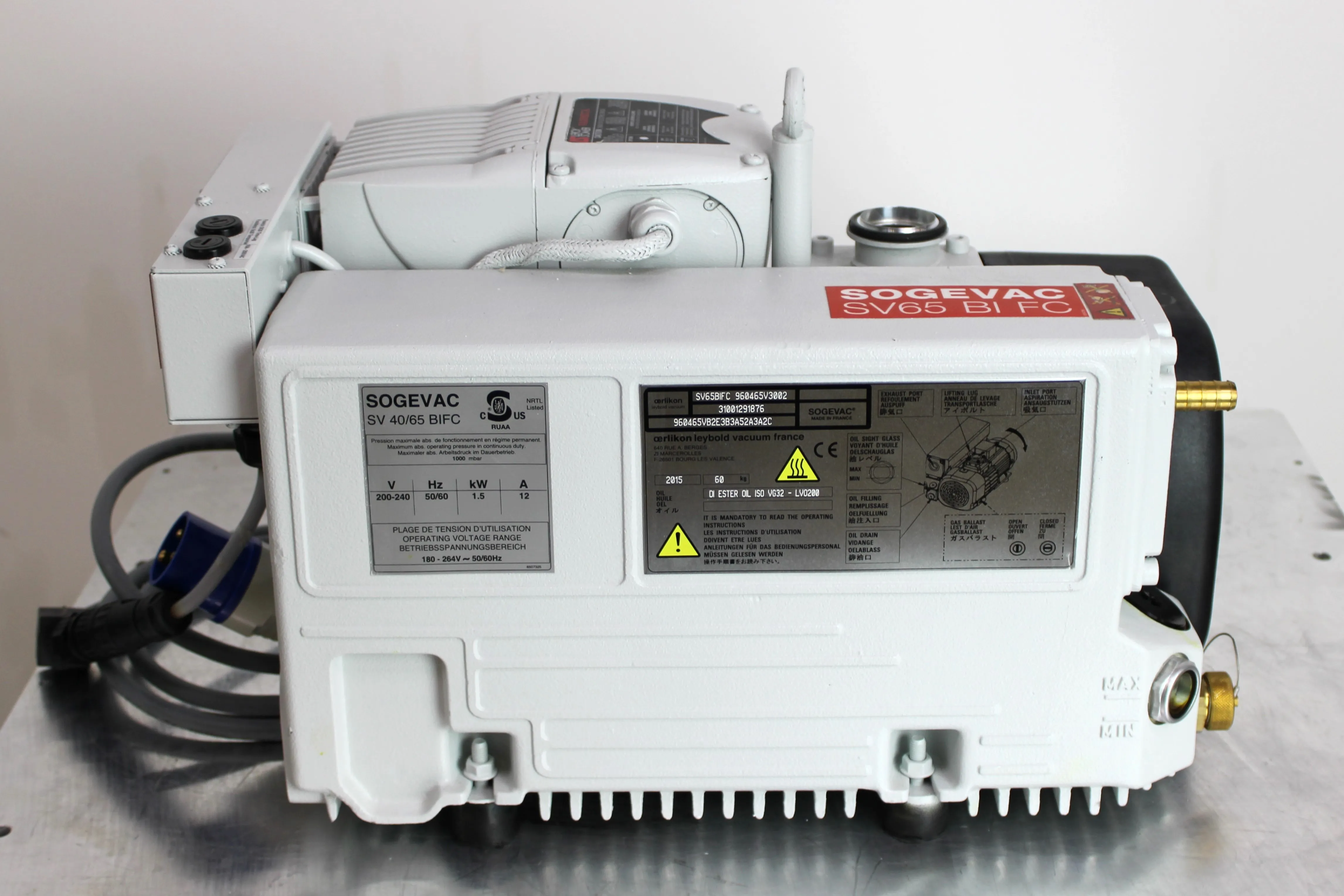 Sogevac SV65 BI FC Vacuum Pump