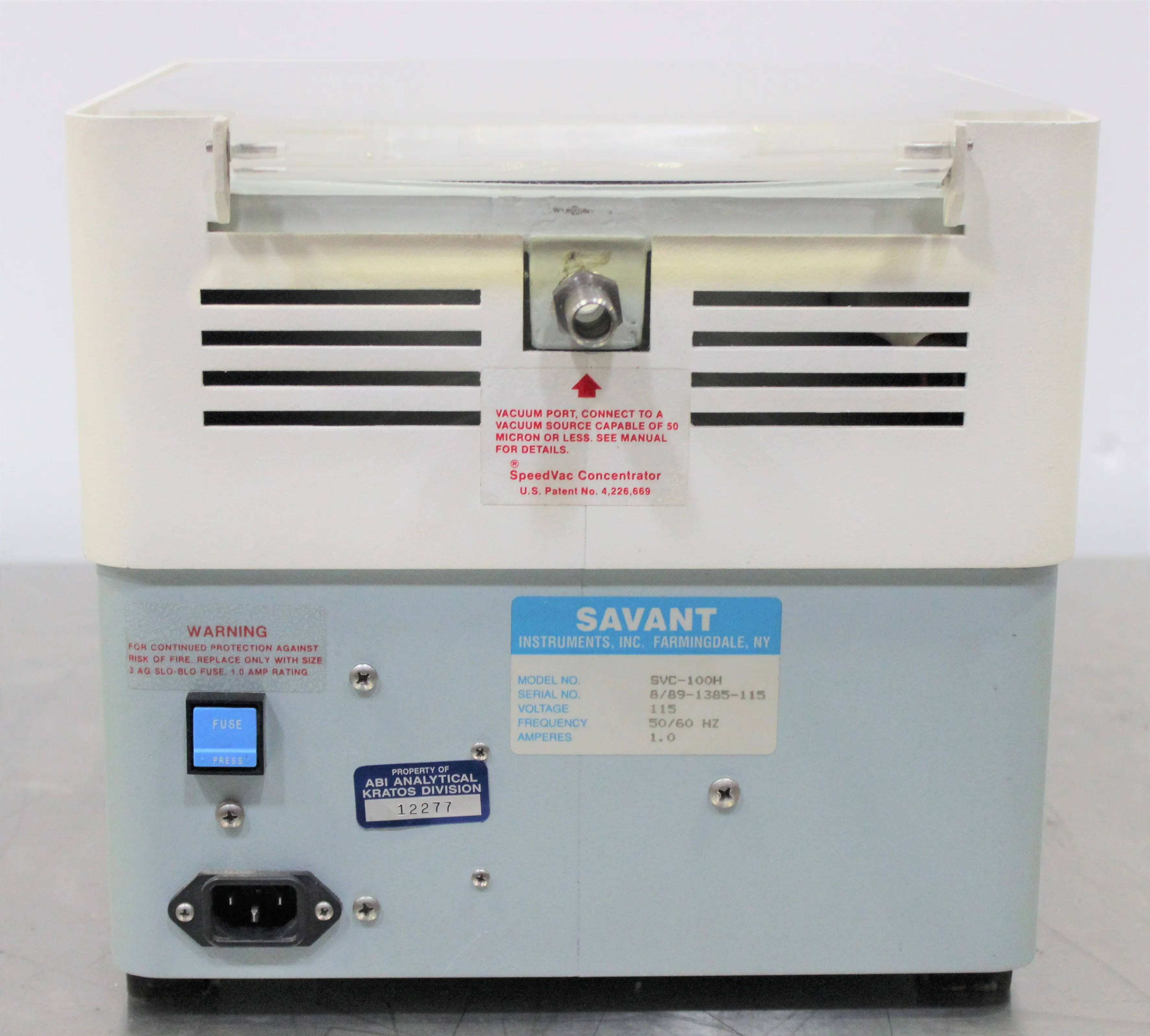 Savant SVC-100H SpeedVac Concentrator