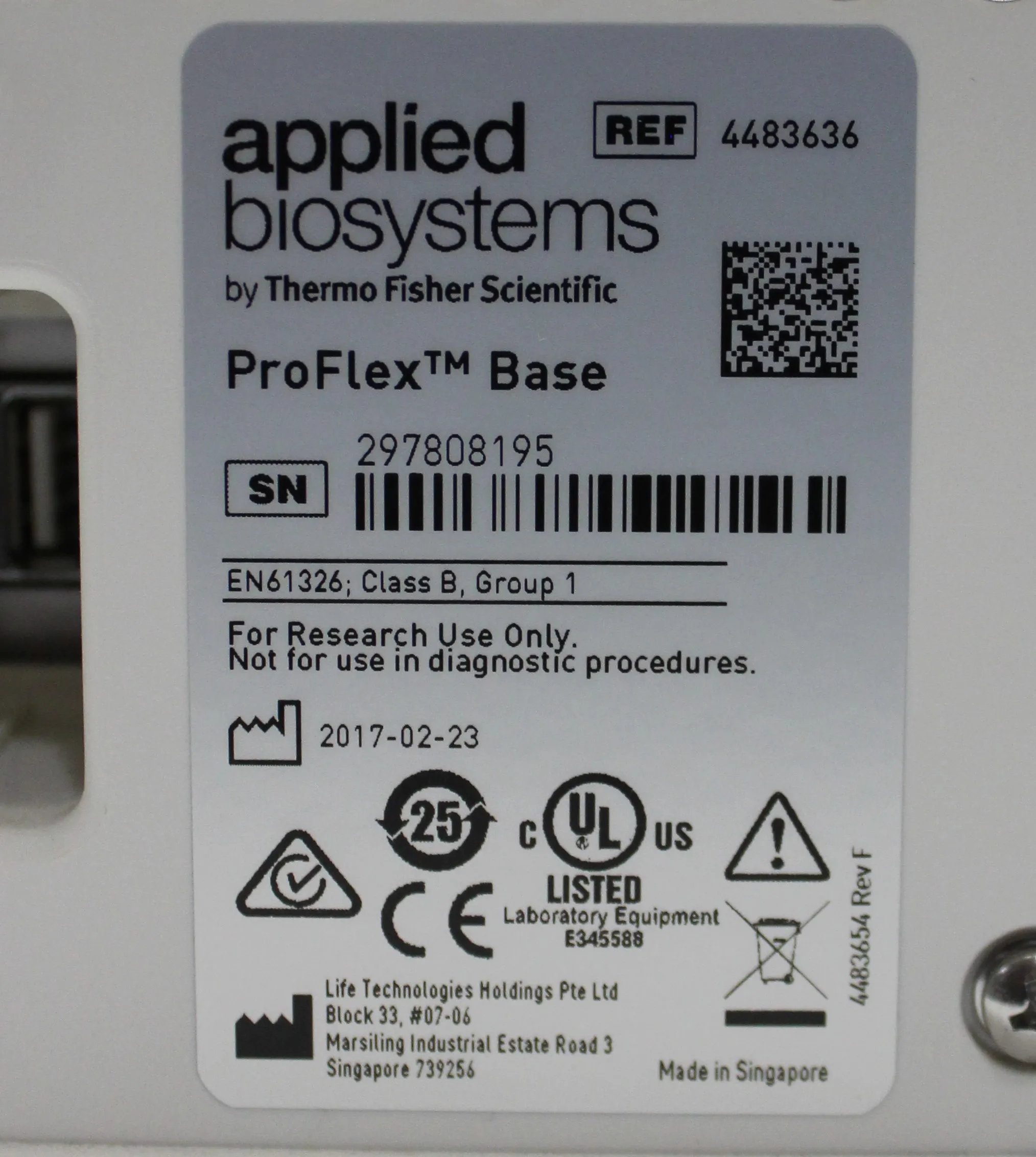 Applied Biosystems ProFlex 2 x 384-well PCR System 4483636