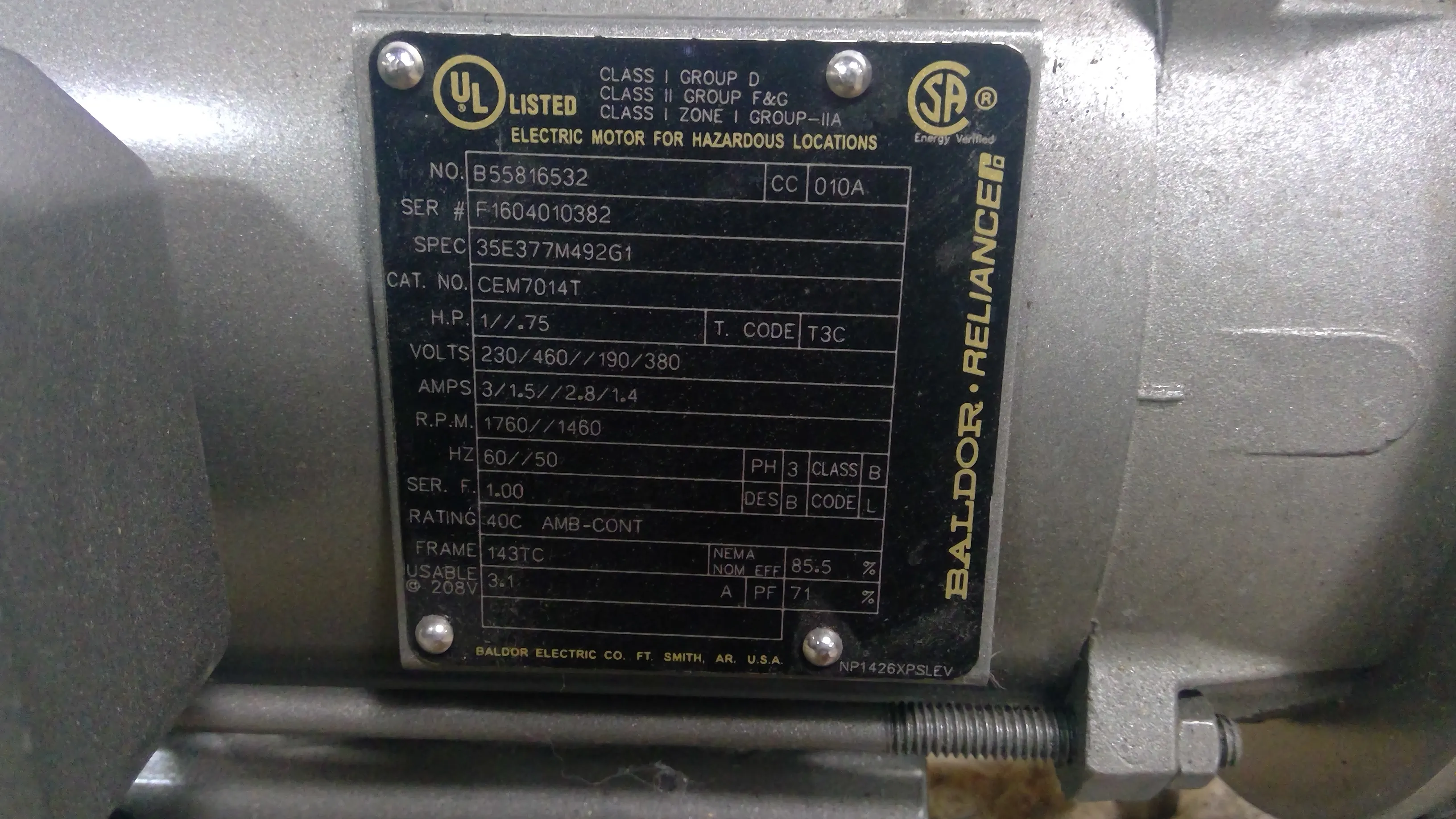 SPX Centrifugal Pump W+ 50/8