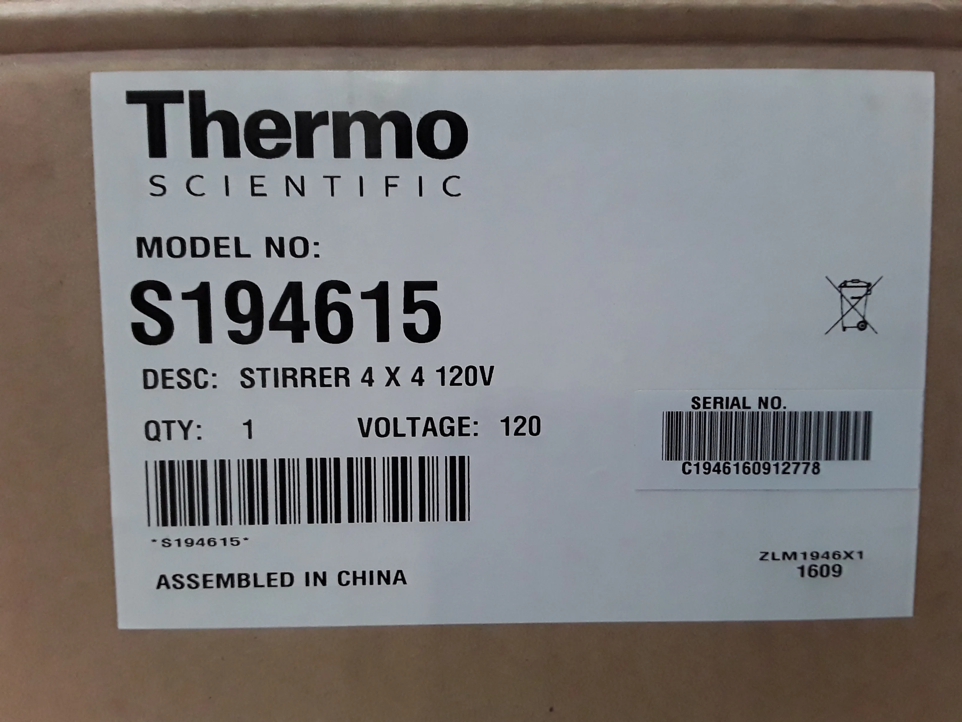 Thermo Fisher Cimerac Basic Stirrer S194615