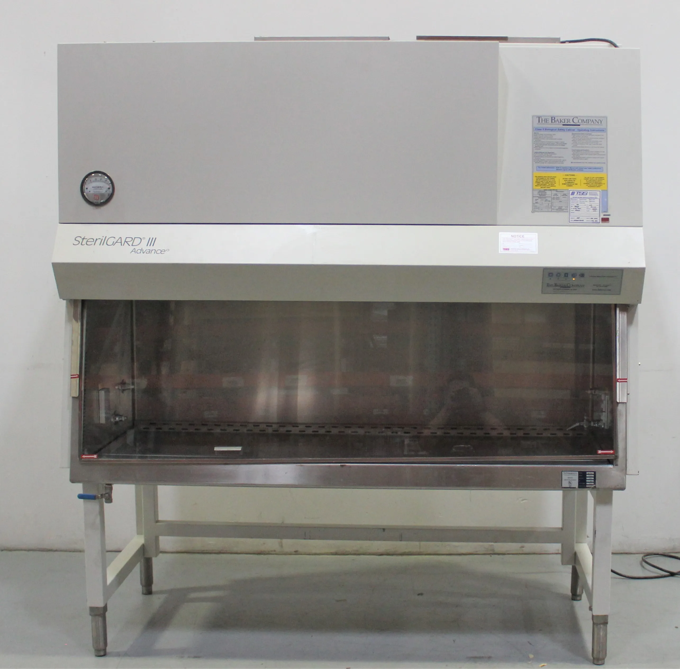 Used Baker Sterilgard SG603 Class II Biosafety Cabinet 120V 60Hz US 30-Day Warranty