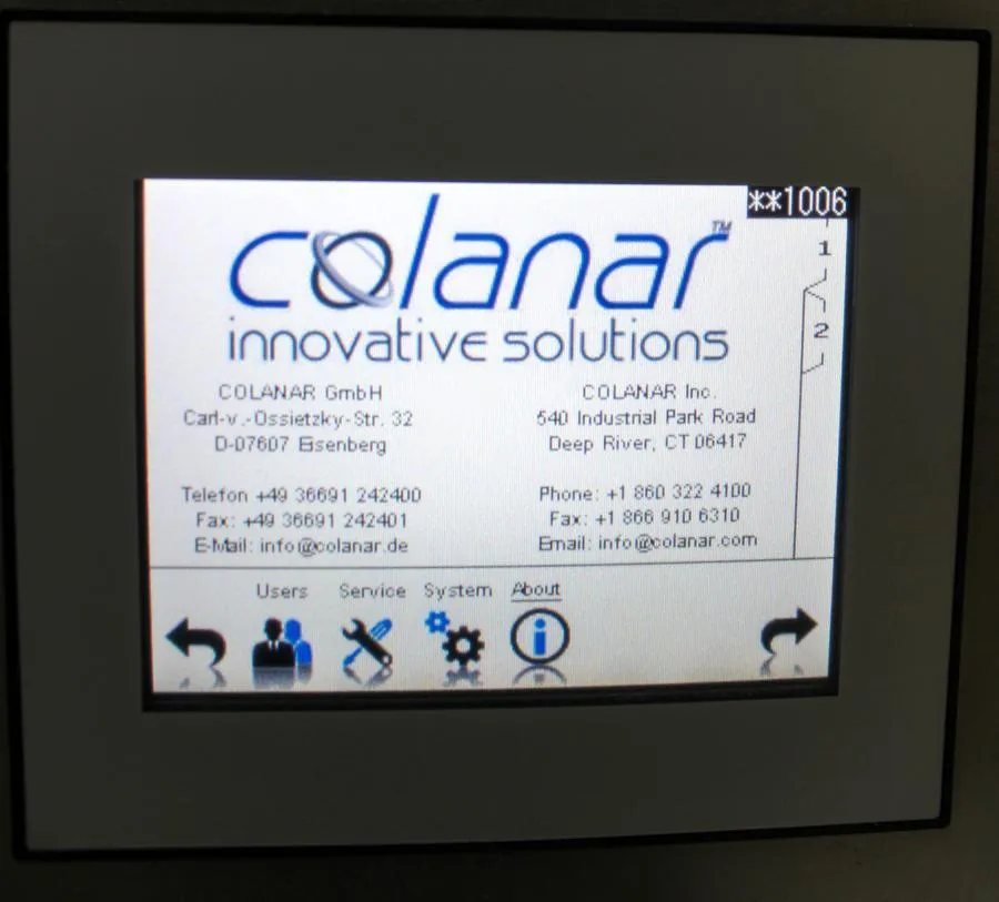 Colanar Innovative S. syringe Plunger Insertion Machine CSS 1011