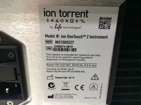 Life Technologies Ion Torrent Ion OneTouch 2