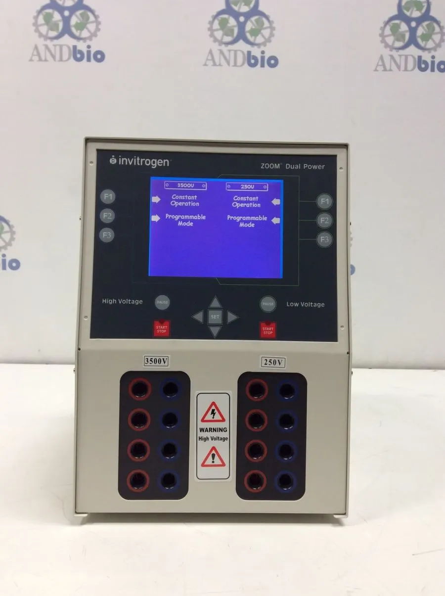 Invitrogen Zoom Dual Power Model ZP10001 Electrophoresis Power Supply