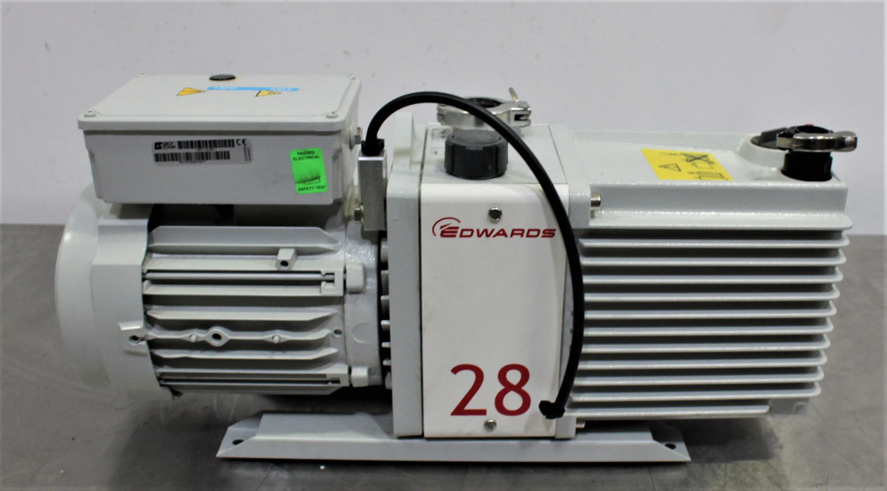 Edwards E2M28 Rotary Vane Vacuum Pump, Used, 120V/220V