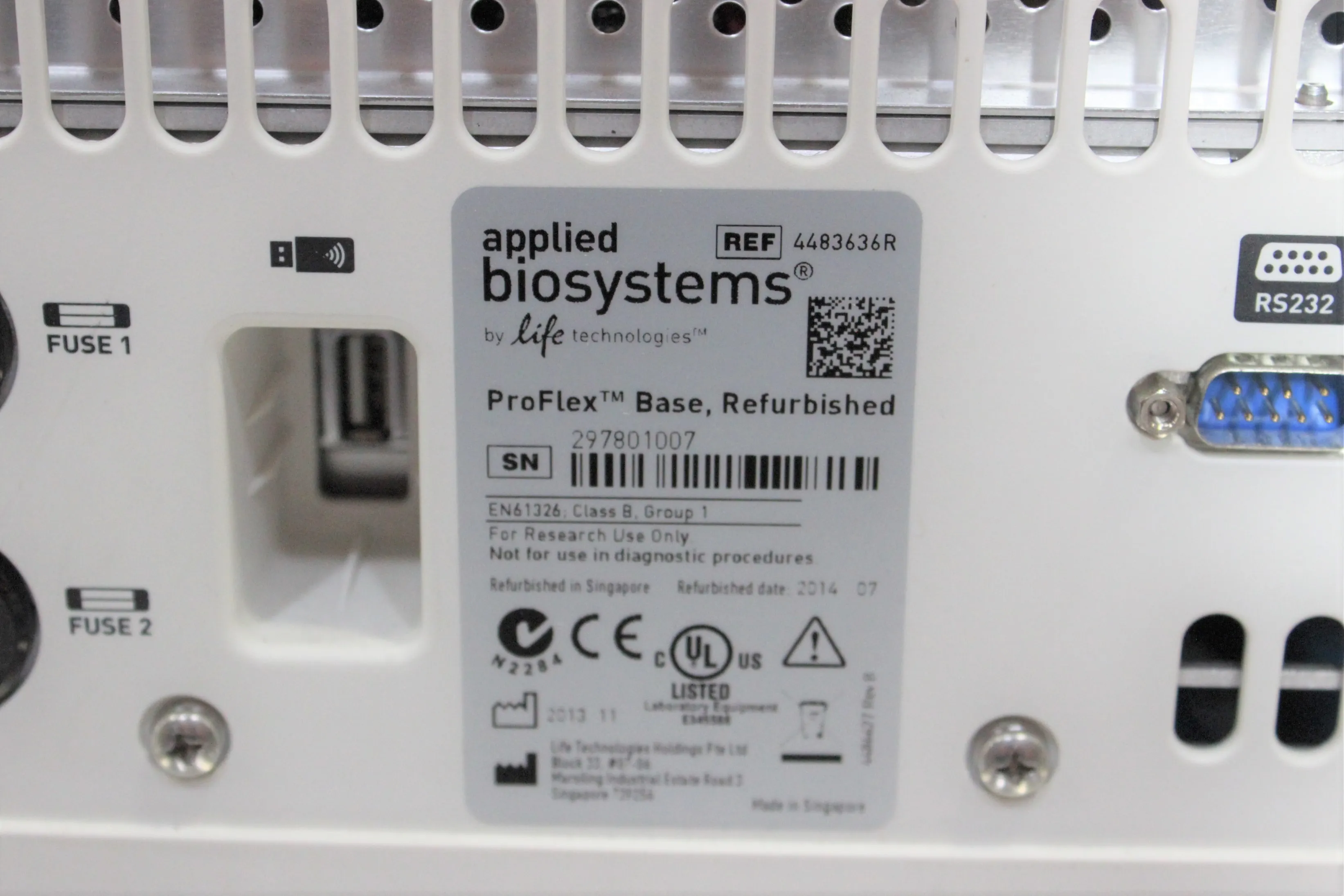 Applied Biosystems ProFlex 2xFlat PCR System 4483636R