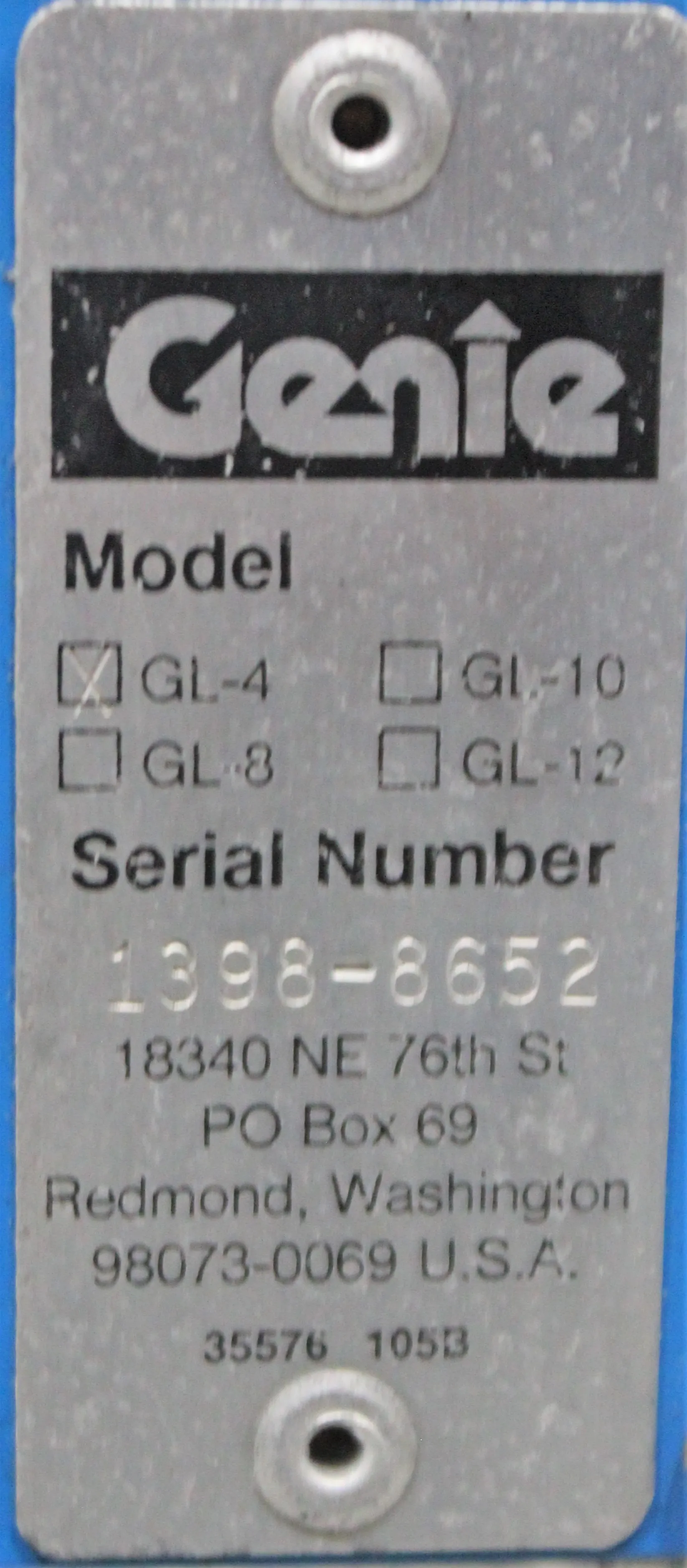 Used Genie Lift GL-4 Class 1 - 500 lb Capacity - 30-Day Warranty