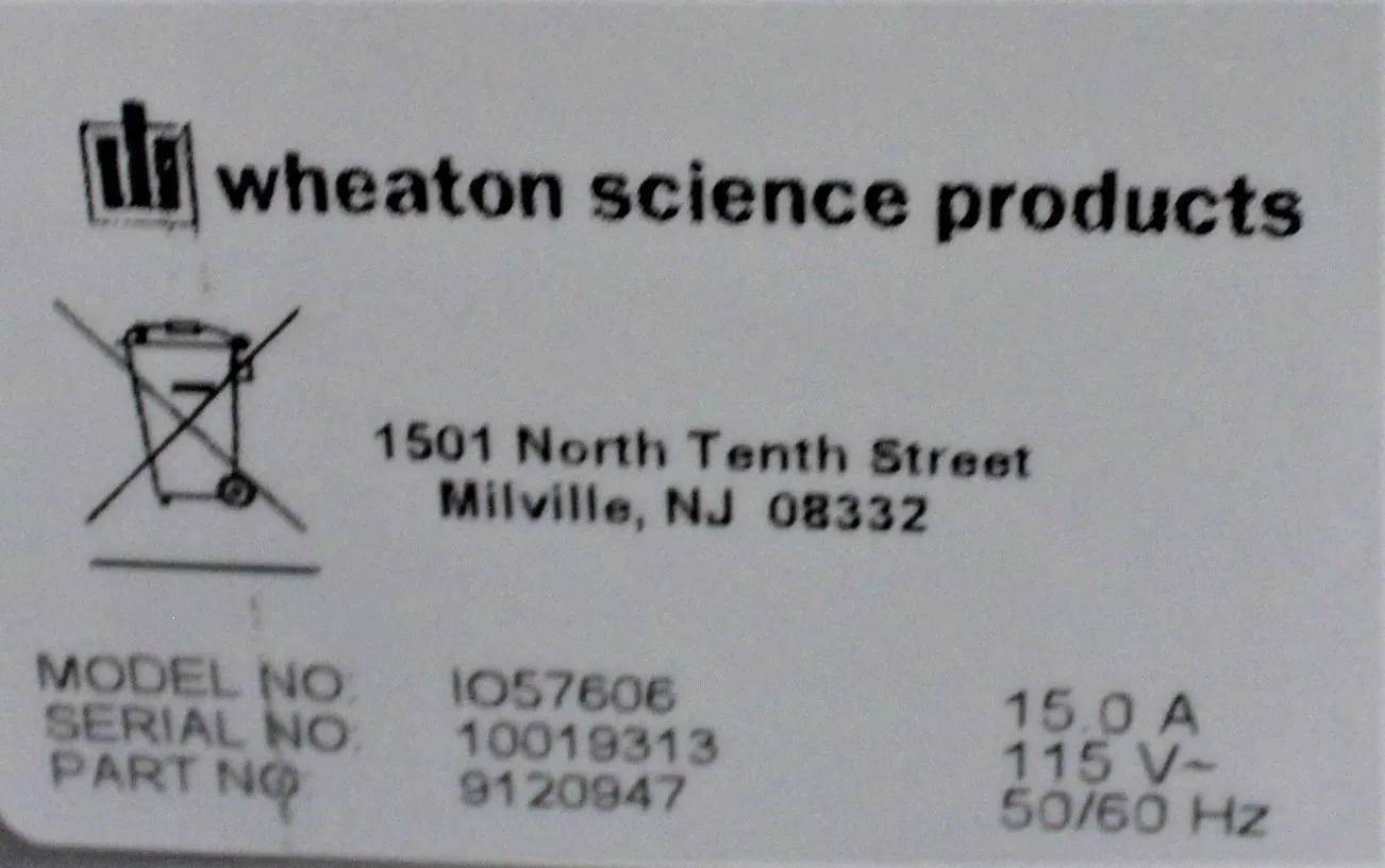 Wheaton Science Products CO2 Incubator I057606