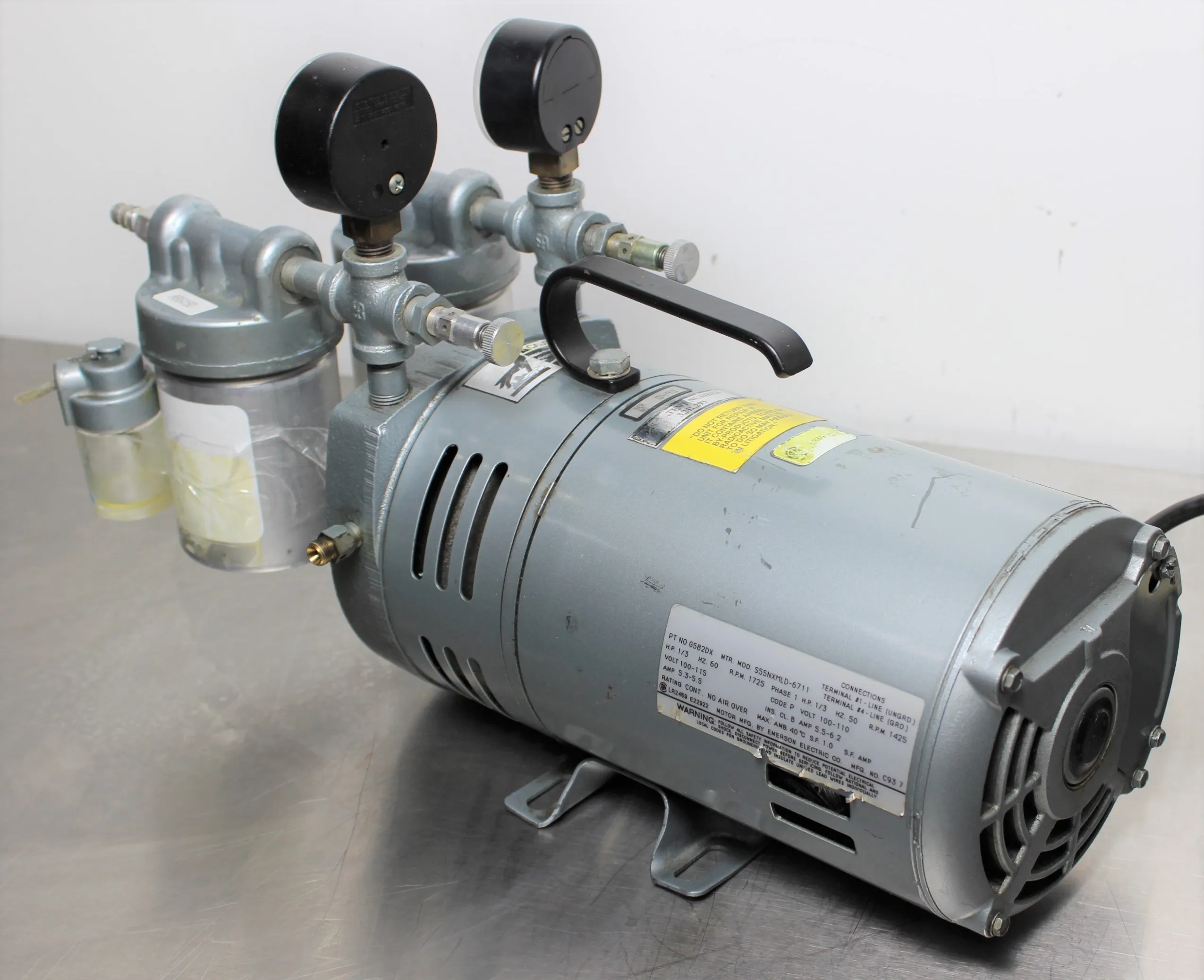 Emerson Gast Vacuum Pump G582DX