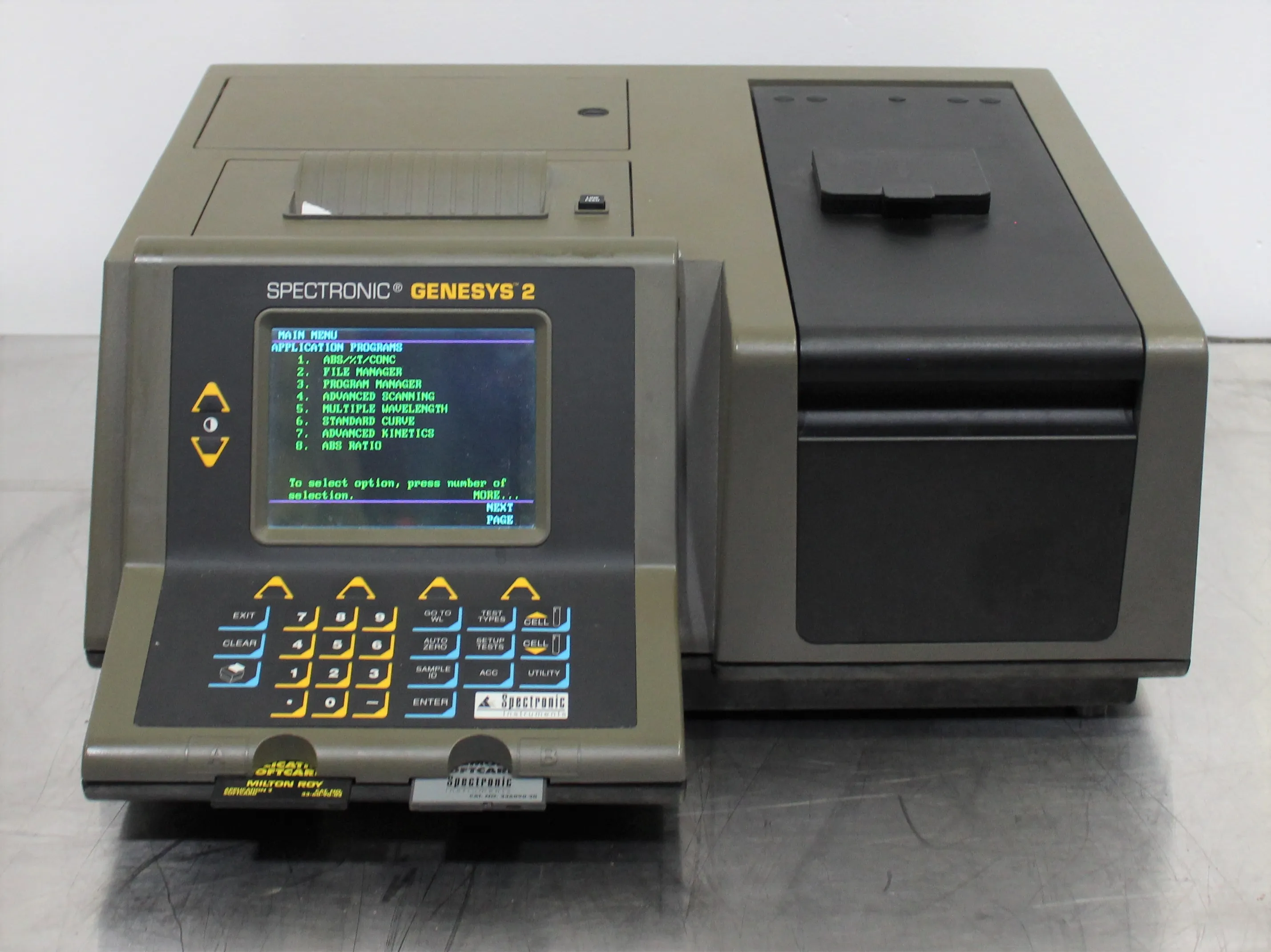 Spectronic Genesys 2 UV-Vis Spectrometer - Used Class 2 Lab Equipment w/ 30-Day Warranty