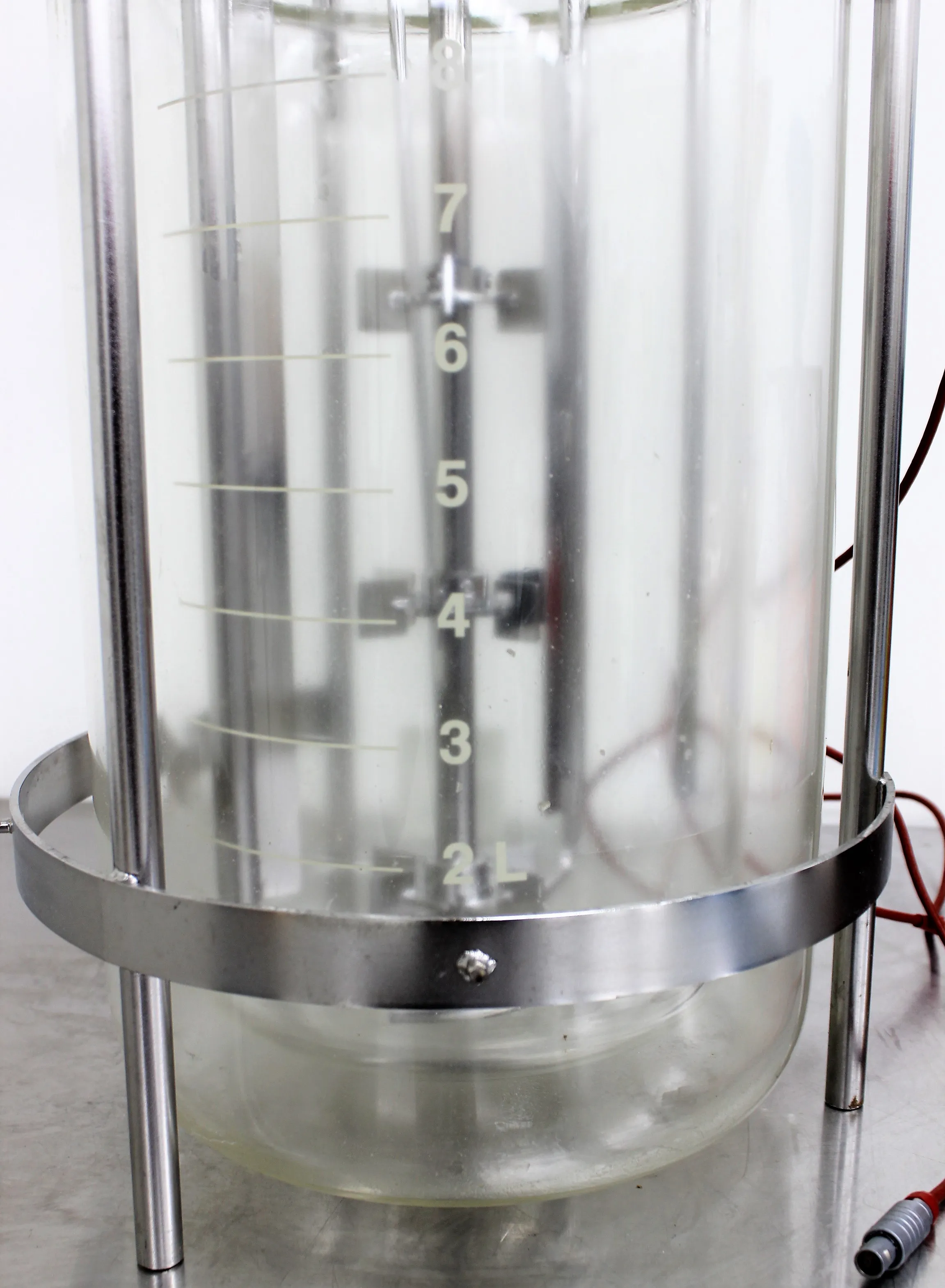 8 Liter Bioreactor Glass Vessel - Used Laboratory Equipment