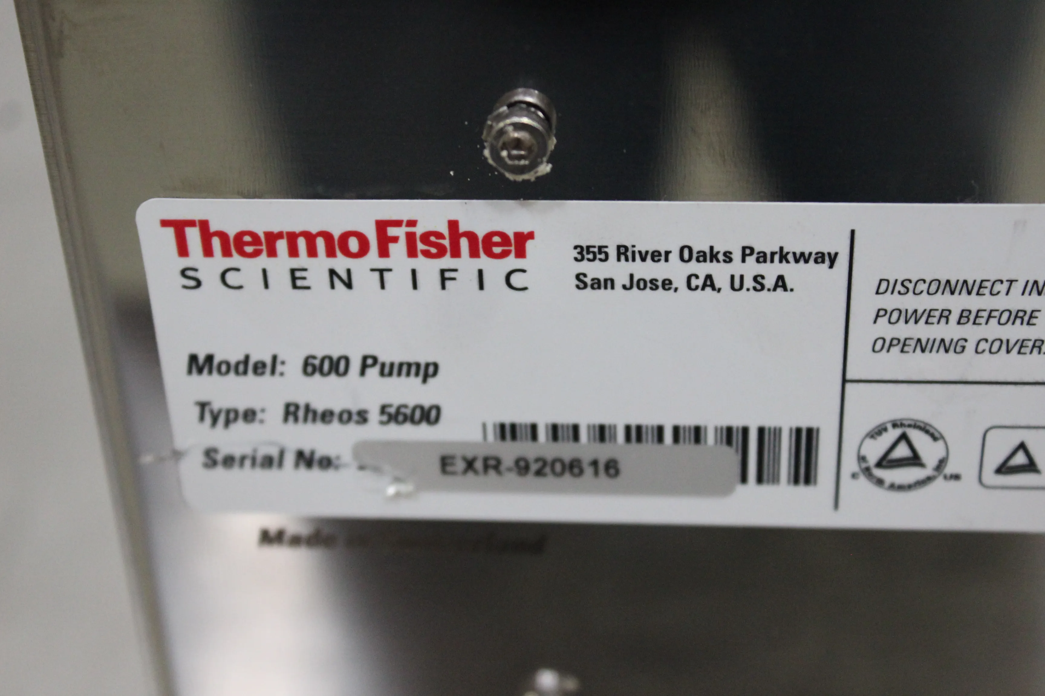 Thermo Fisher 600 Pump - Laboratory HPLC / FPLC / GC / CE Equipment