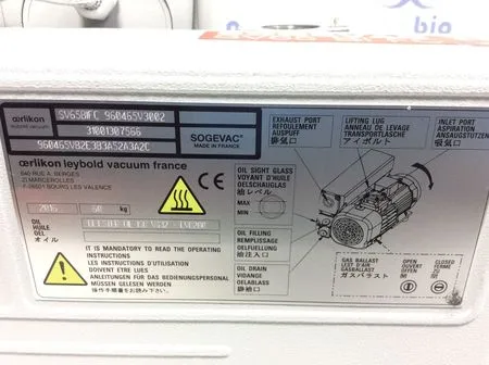 Sogevac SV65 BI FC Vacuum Pump - Used Laboratory Equipment