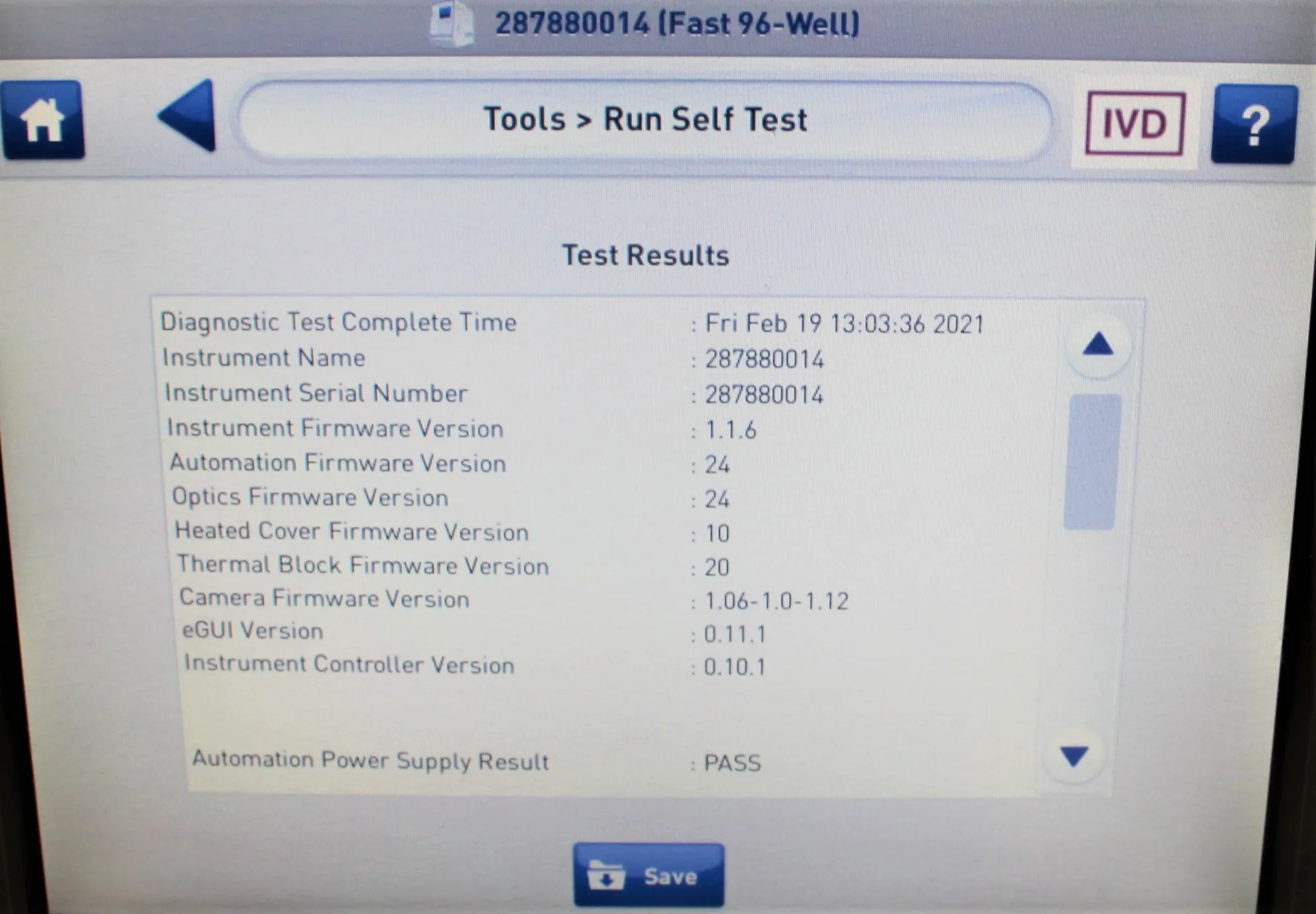 Applied Biosystems QuantStudio Dx Real-Time PCR Instrument 96-Well Fast Block